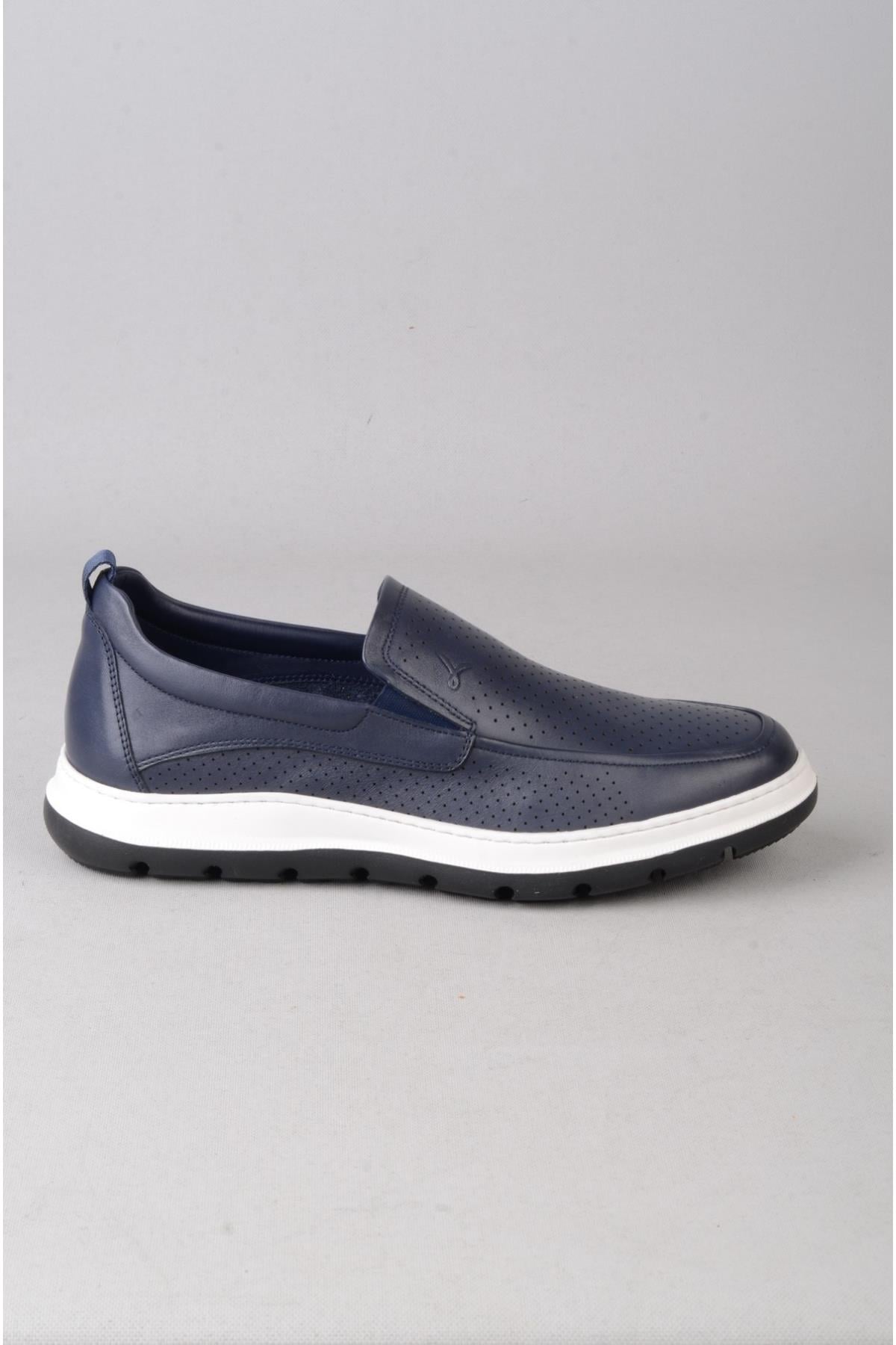LİBERO L5493 HAKİKİ DERİ CASUAL ERKEK AYAKKABI LACİ-BEYAZ