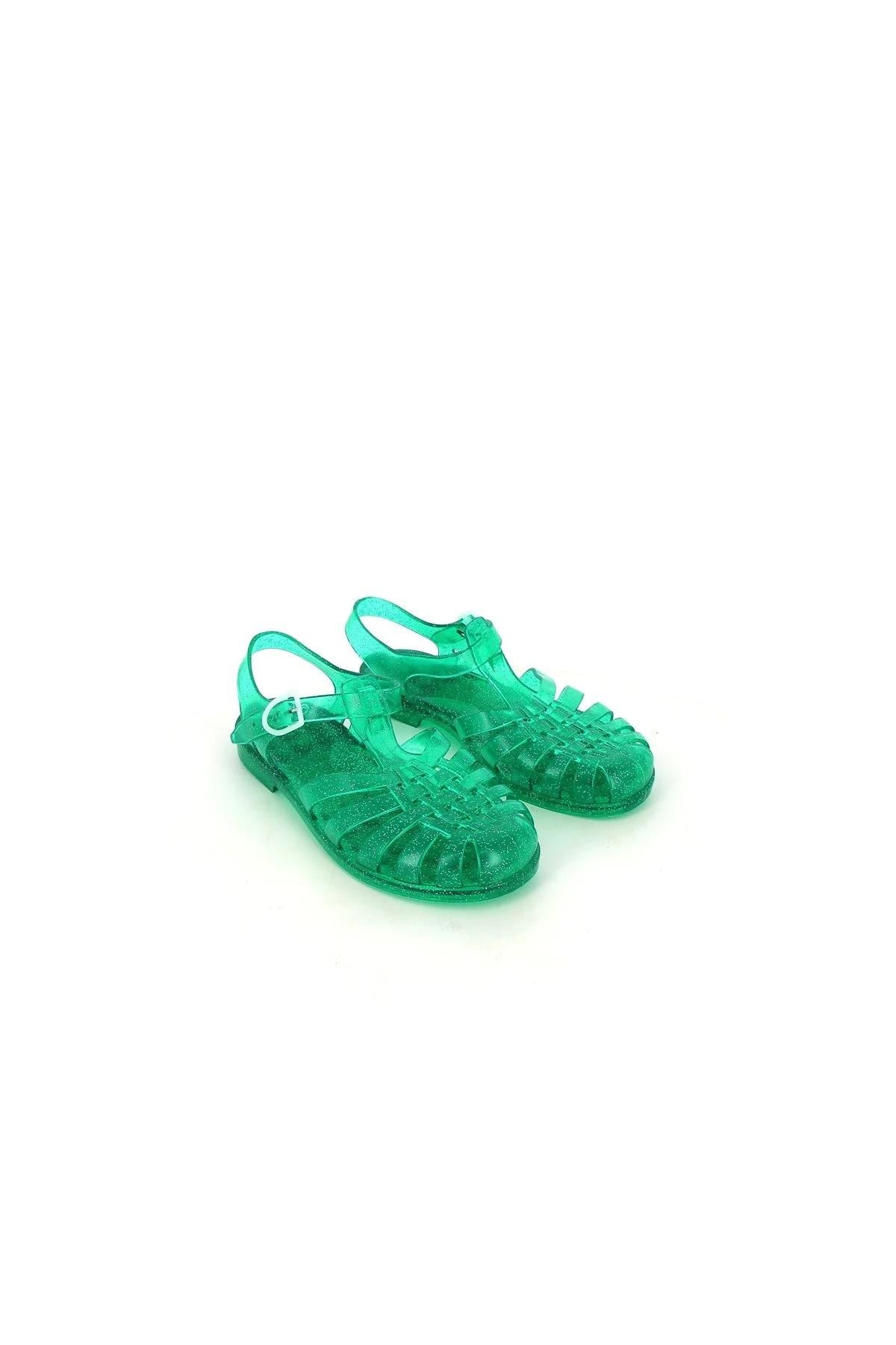 MEDUSE SUN KADIN SANDALET VERT PAILLETE
