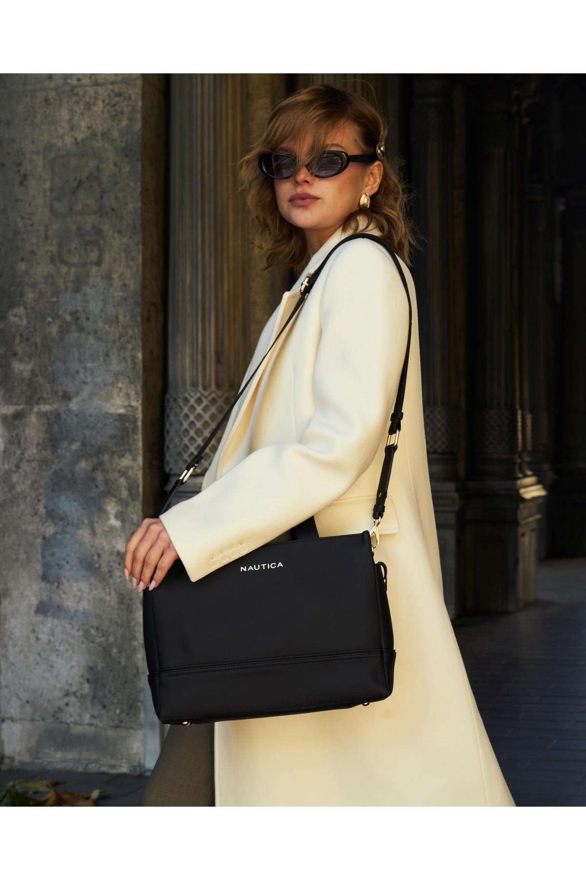 NAUTICA CN7125T KADIN OMUZ ÇANTASI SİYAH