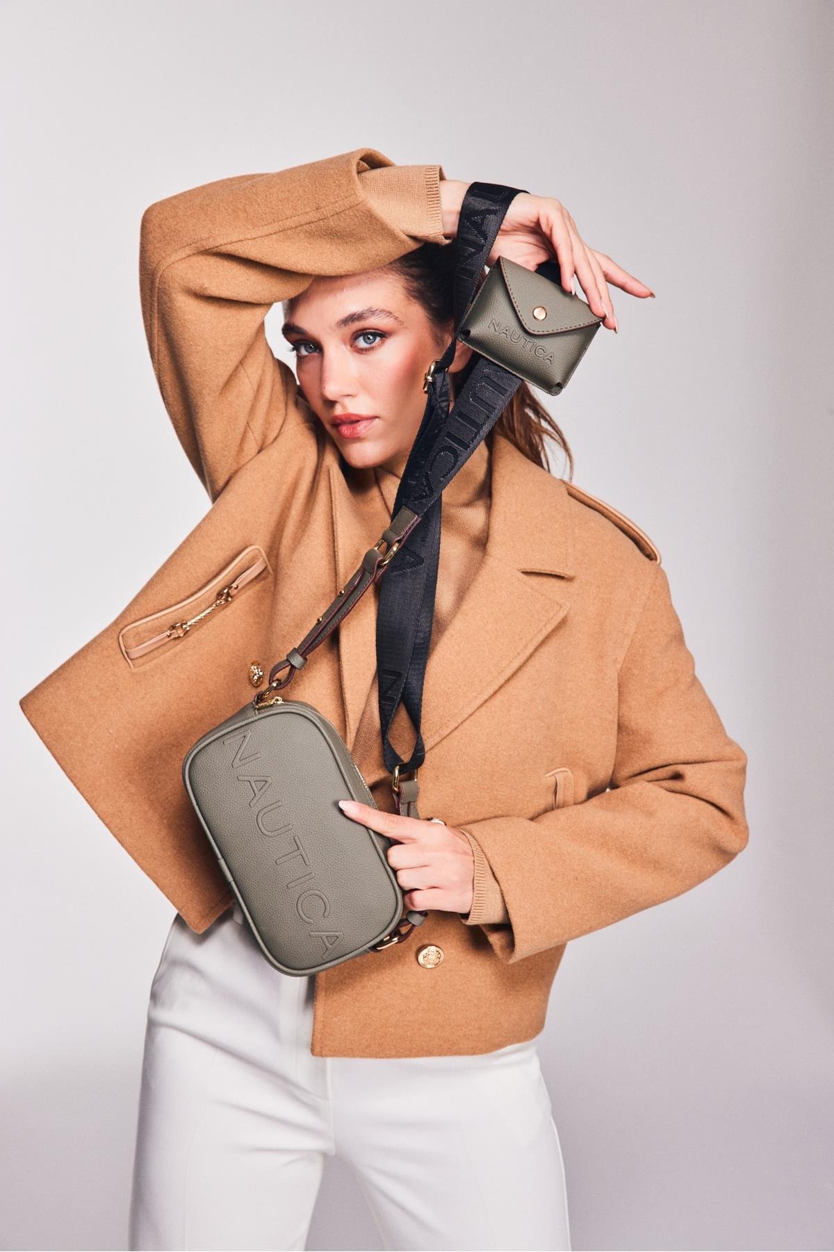 NAUTICA CN7157T KADIN ÇAPRAZ ÇANTA HAKİ