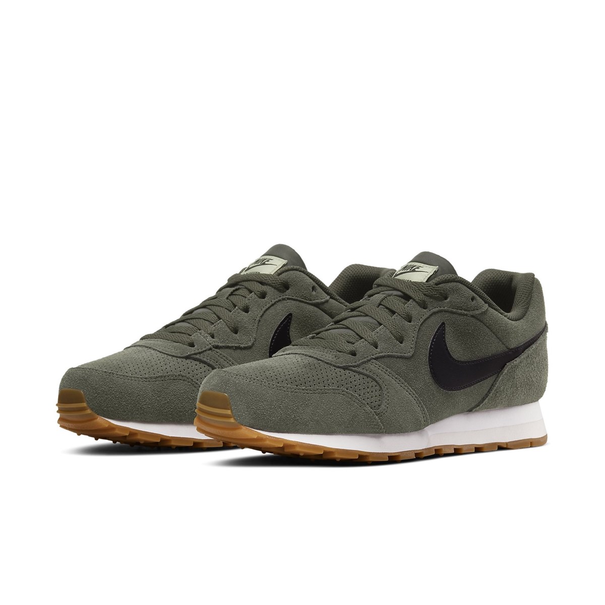 Nike Aq9211 300 Md Runner 2 Suede Erkek Spor Ayakkabi Haki