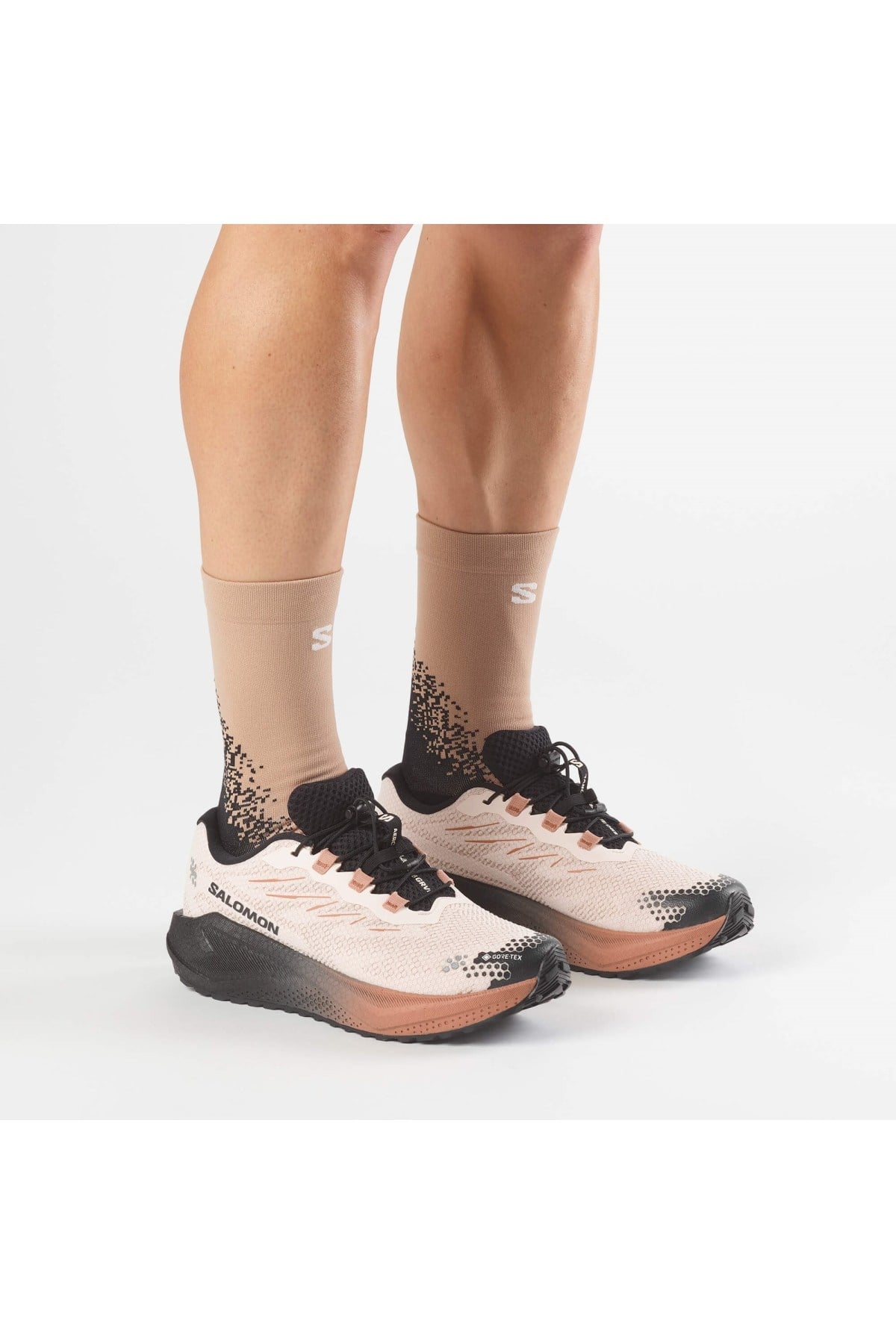 Salomon 454032 Aero Blaze 4 GRVL GTX Koşu Ayakkabısı BEJ