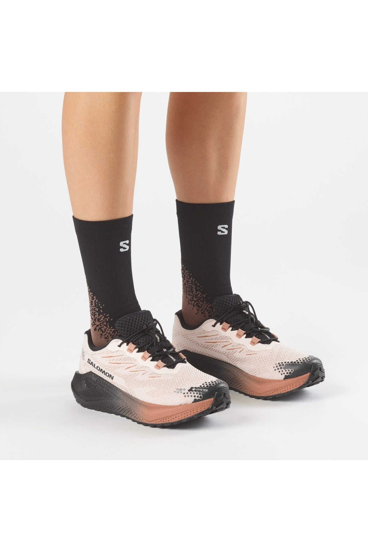 Salomon 454039 Aero Blaze 4 GRVL GTX W Koşu Ayakkabısı BEJ