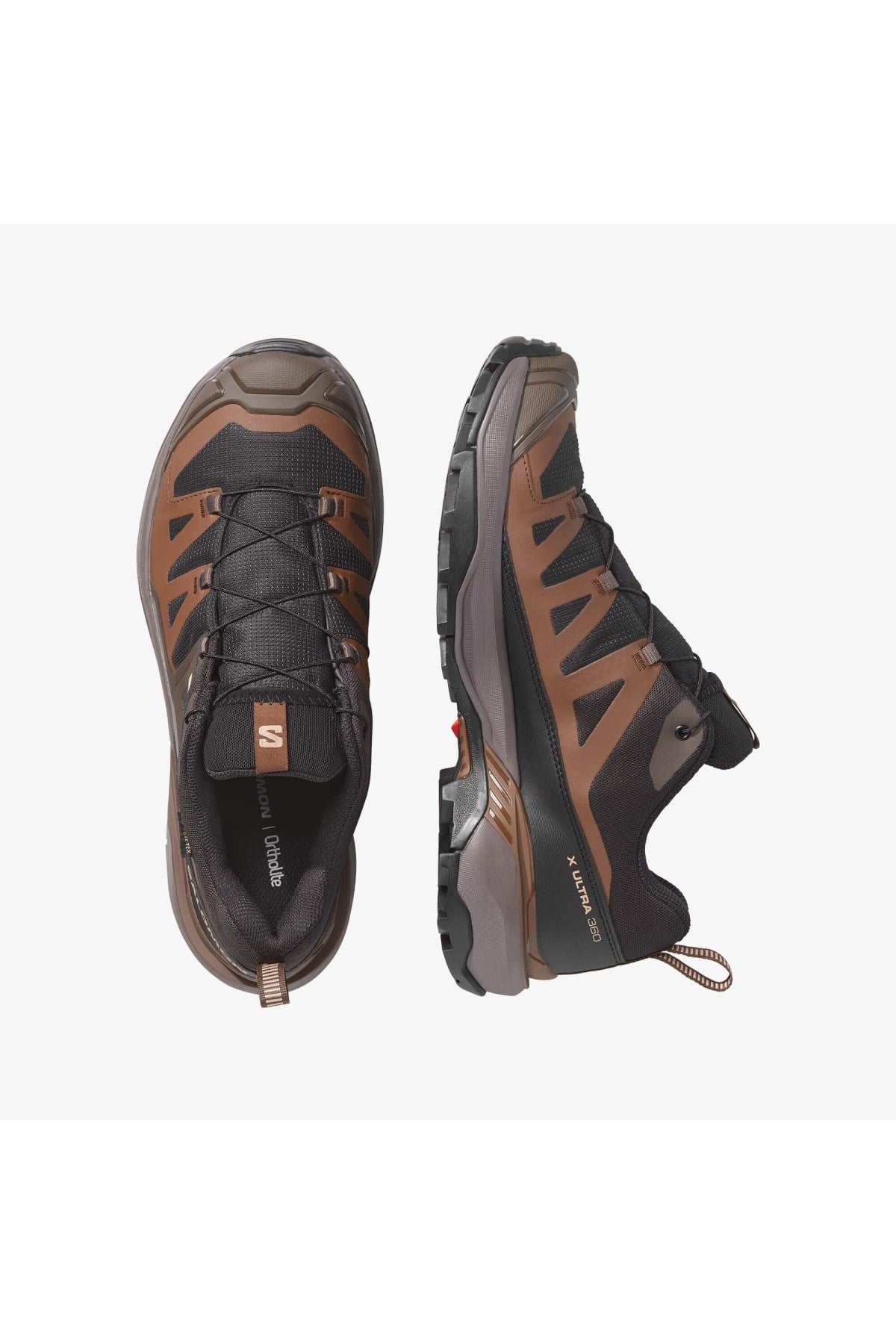 SALOMON 454733 X ULTRA 360 GORETEX ERKEK SPOR AYAKKABI SİYAH - KAHVE
