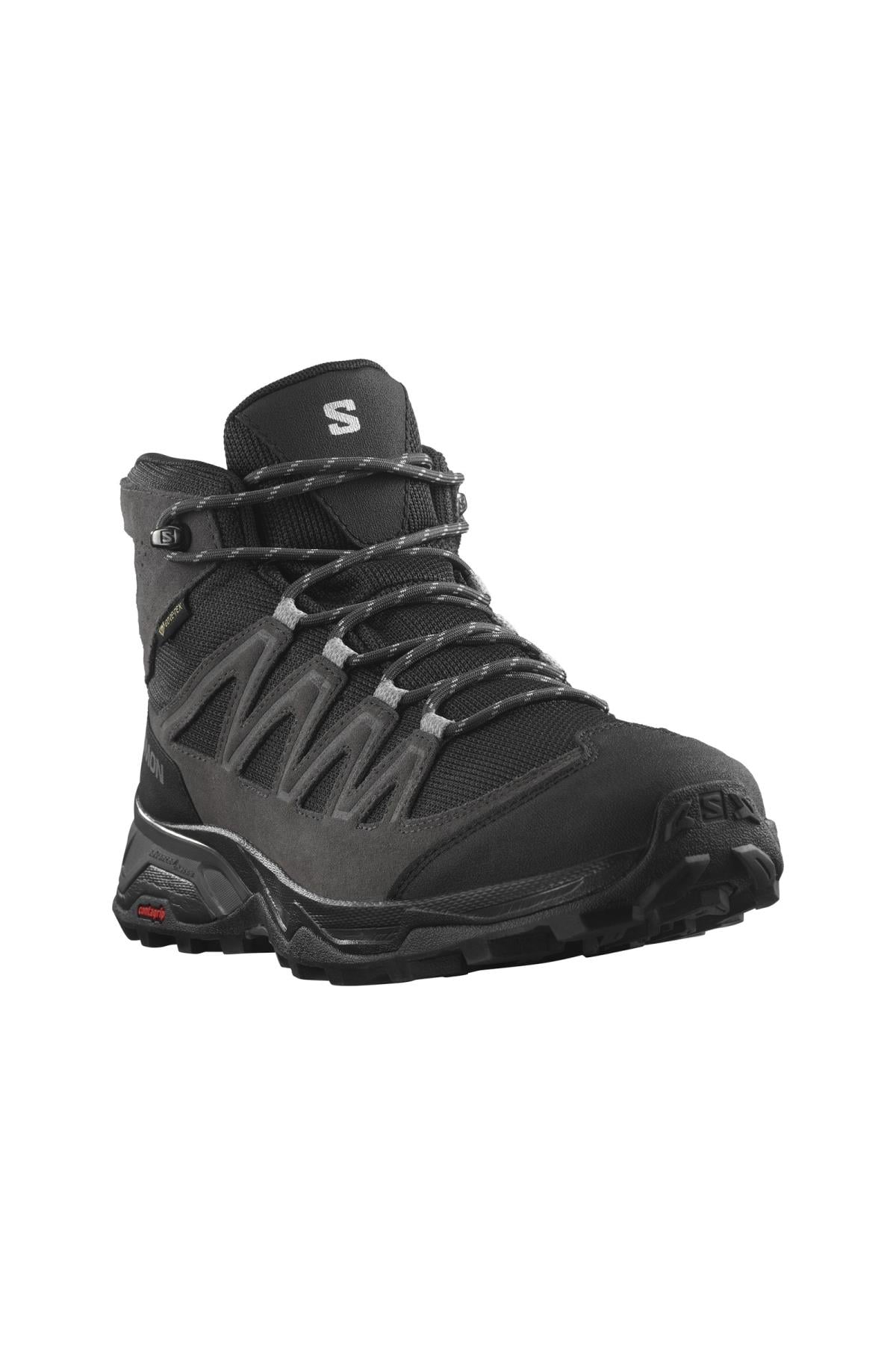 Salomon 471817 X Ward Leather Mid Goretex Erkek Ayakkabı SİYAH