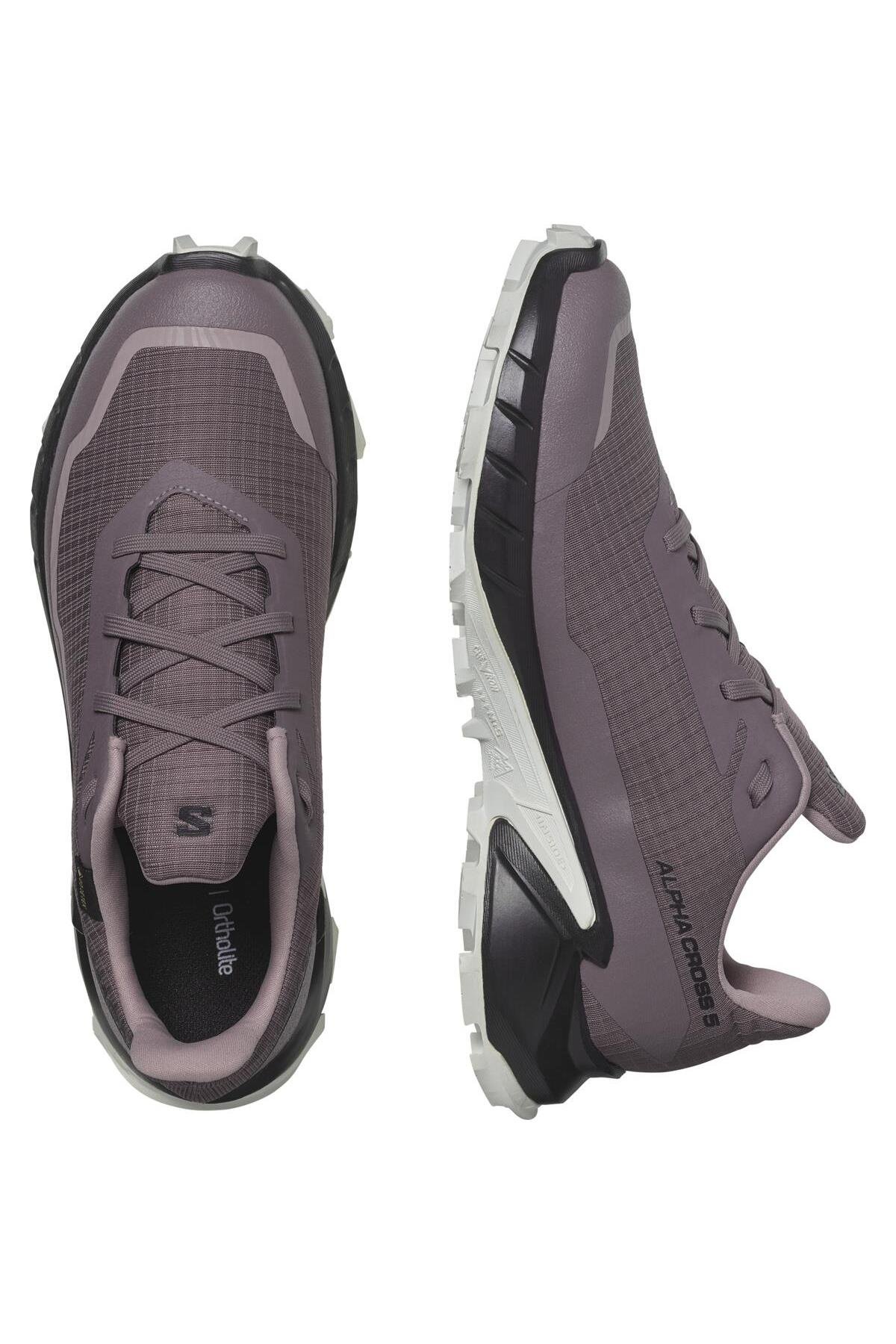 Salomon 473110 Alphacross 5 Goretex Outdoor Ayakkabı MOR