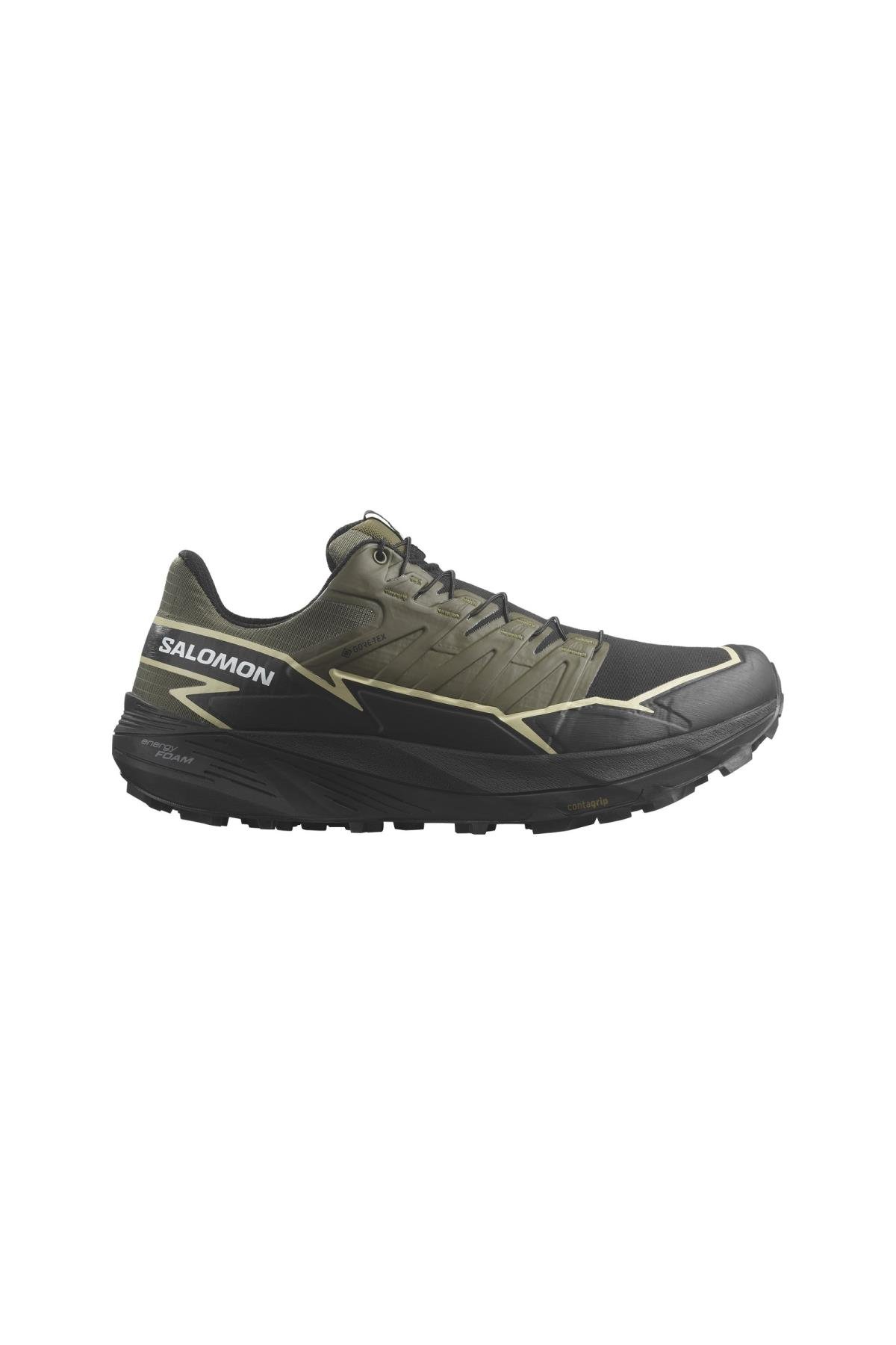 Salomon 473834 Thundercross Goretex Ayakkabı HAKİ-SİYAH