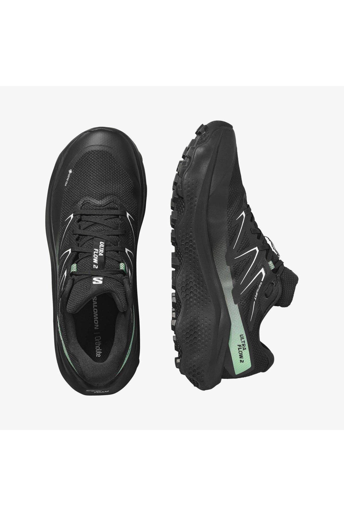Salomon 479814 Ultra Flow 2 Gore-tex Erkek Koşu Ayakkabısı SİYAH