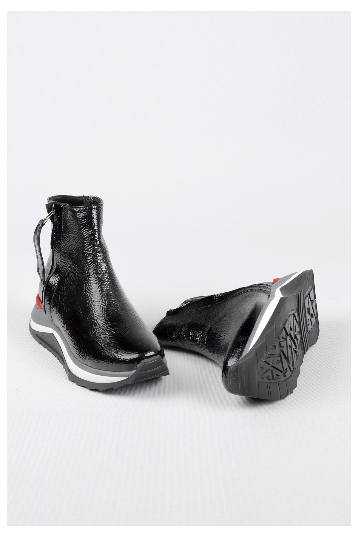Seç 1423 Sneakers Kadin Bot Siyah Rugan