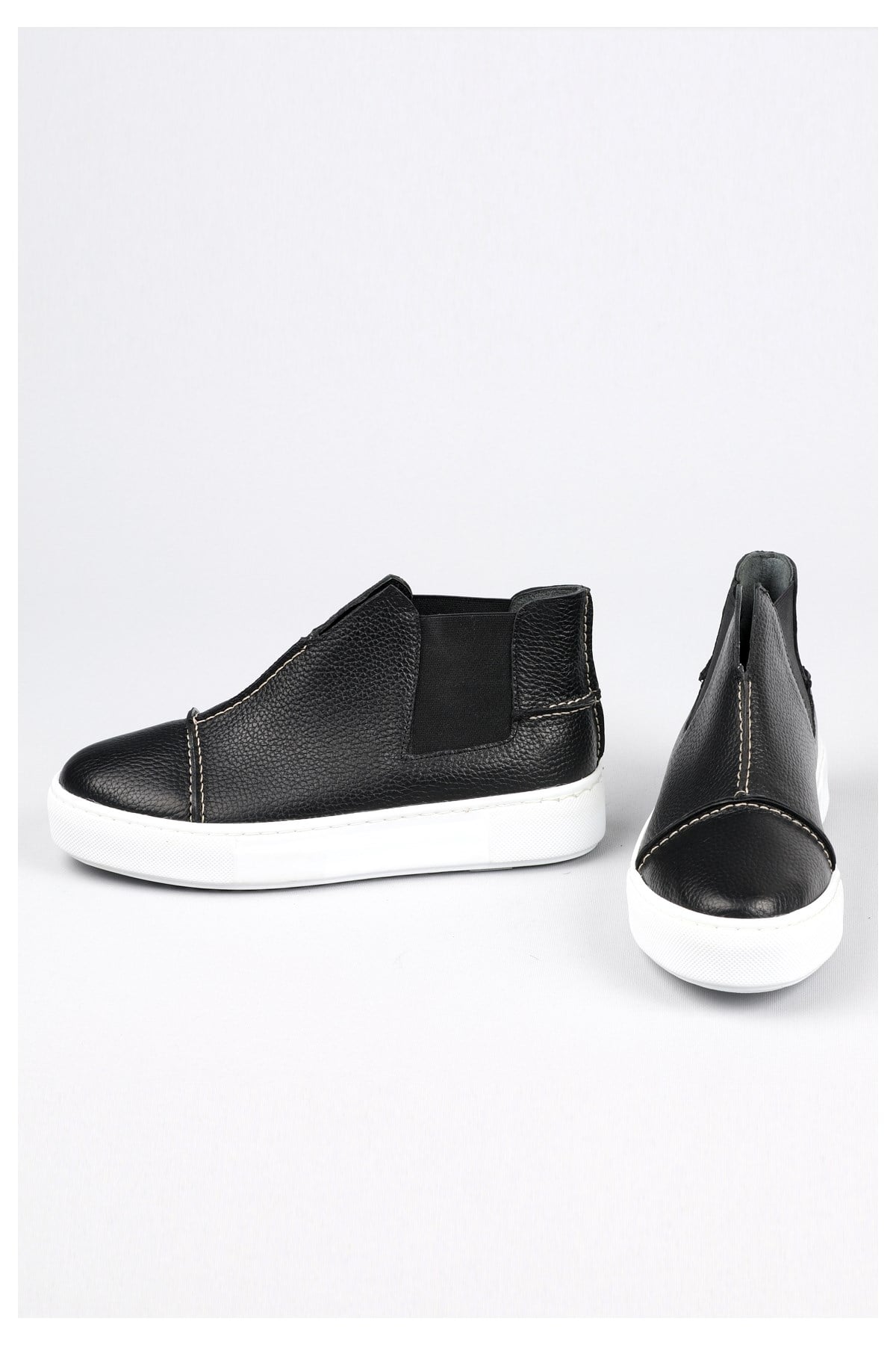 Seç 2210 Hakiki Deri Sneakerskadin Ayakkabi Siyah