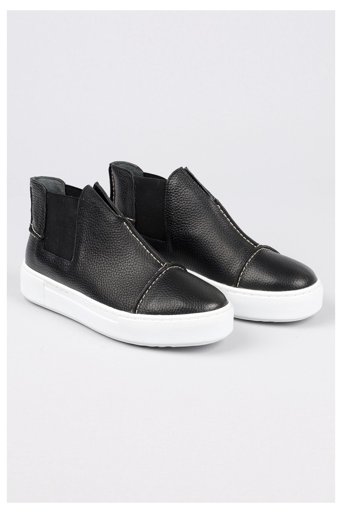 Seç 2210 Hakiki Deri Sneakerskadin Ayakkabi Siyah