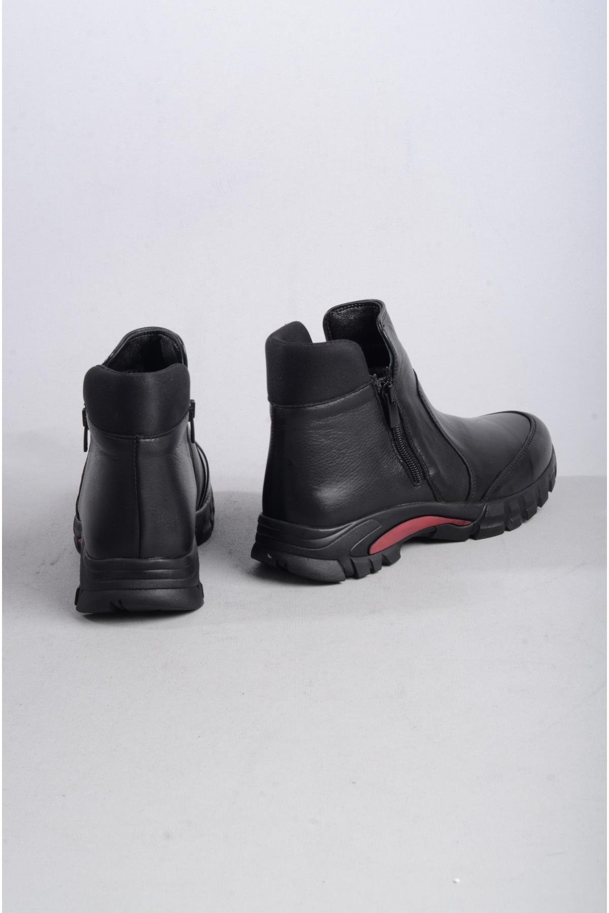 SEÇ 680 HAKİKİ DERİ ANATOMİK KADIN BOT SİYAH