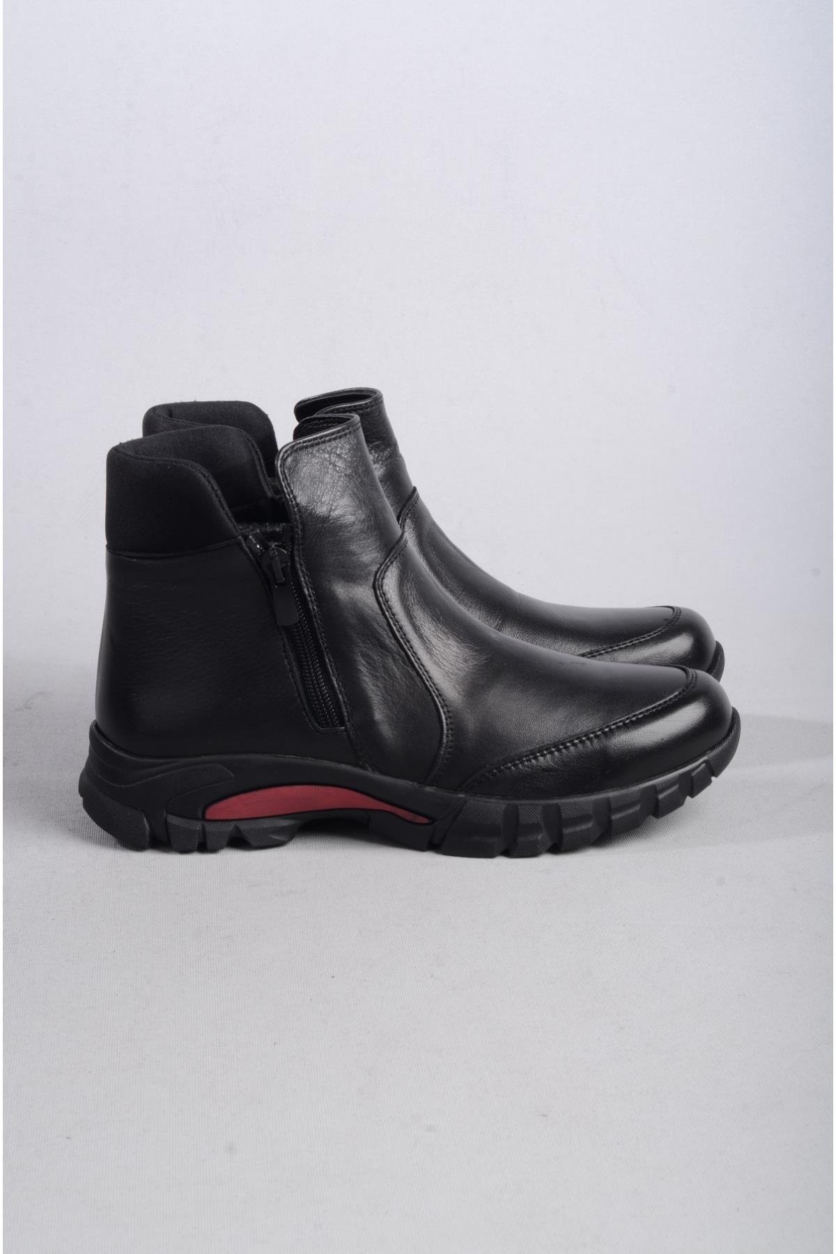 SEÇ 680 HAKİKİ DERİ ANATOMİK KADIN BOT SİYAH