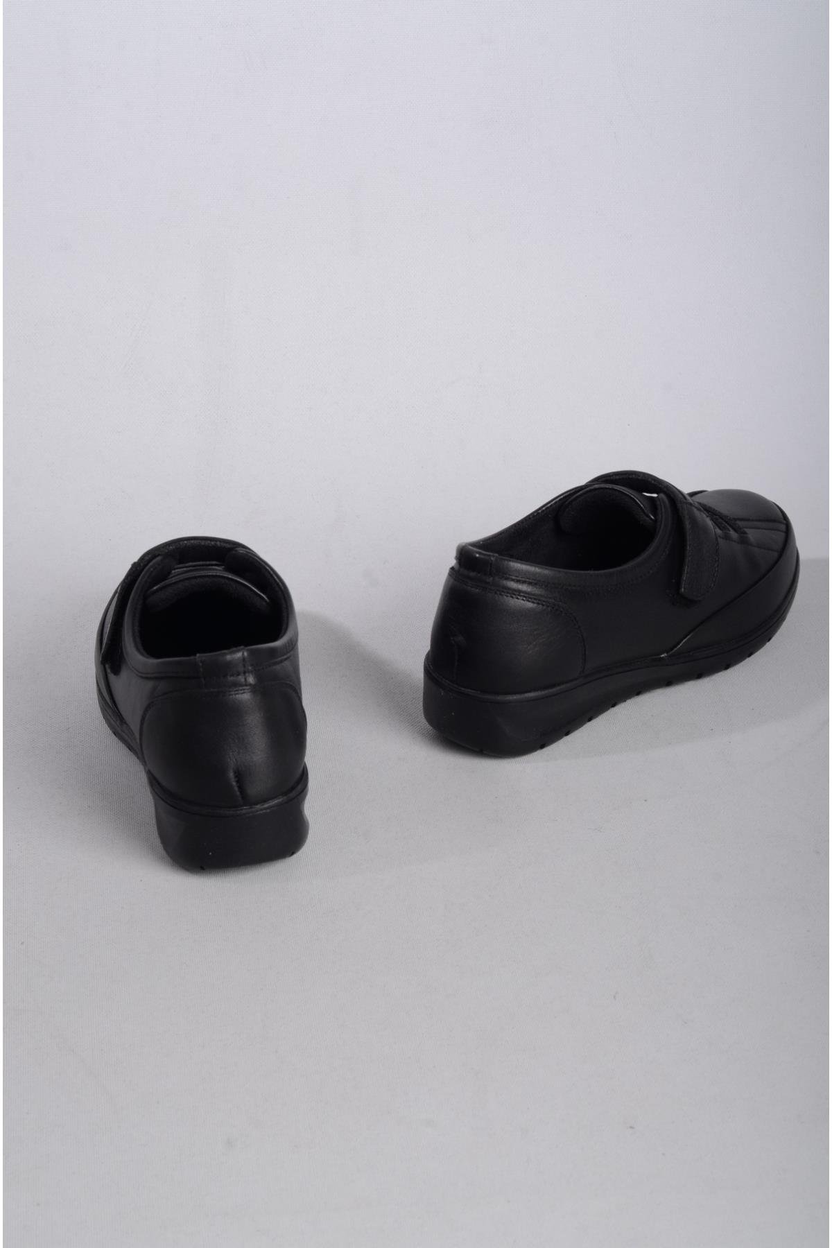 SEÇ 7679 HAKİKİ DERİ COMFORT KADIN AYAKKABI SİYAH