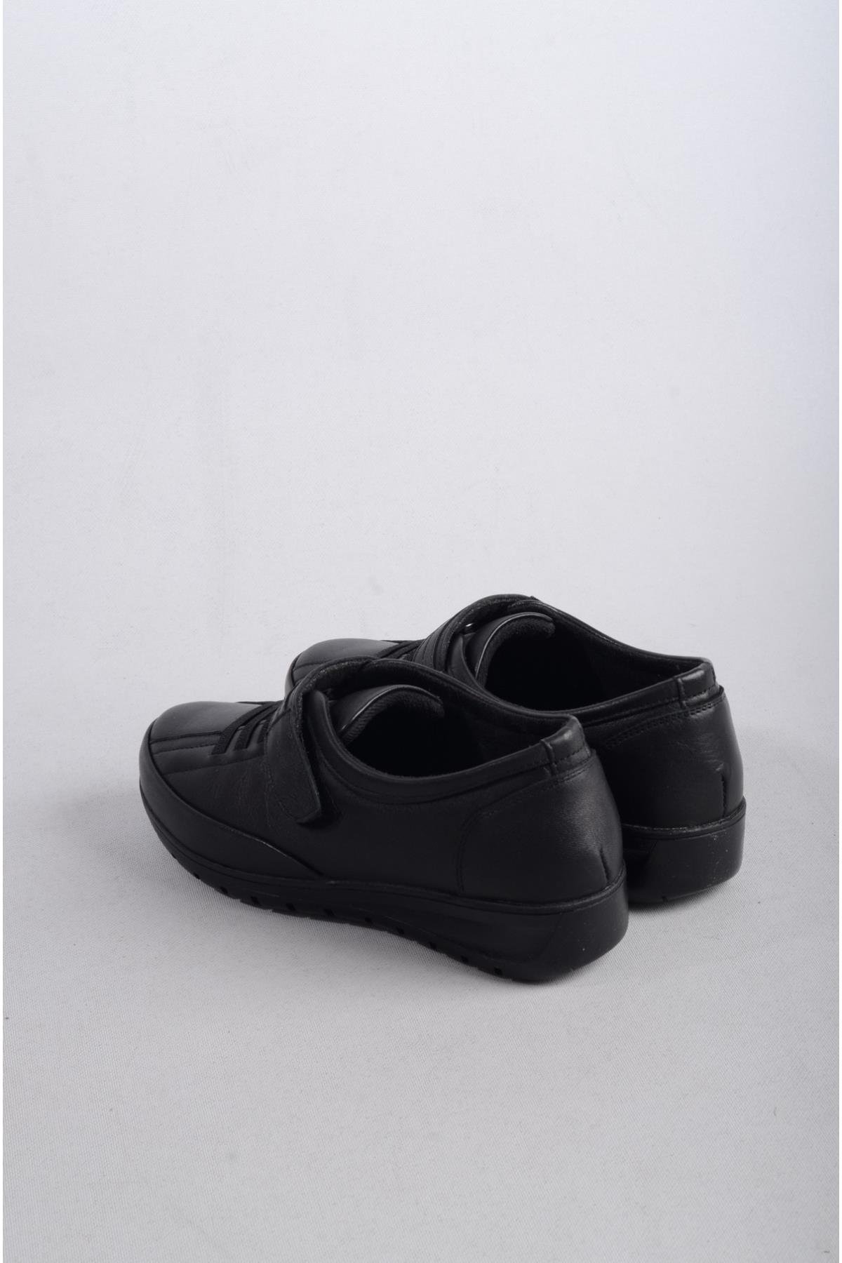SEÇ 7679 HAKİKİ DERİ COMFORT KADIN AYAKKABI SİYAH