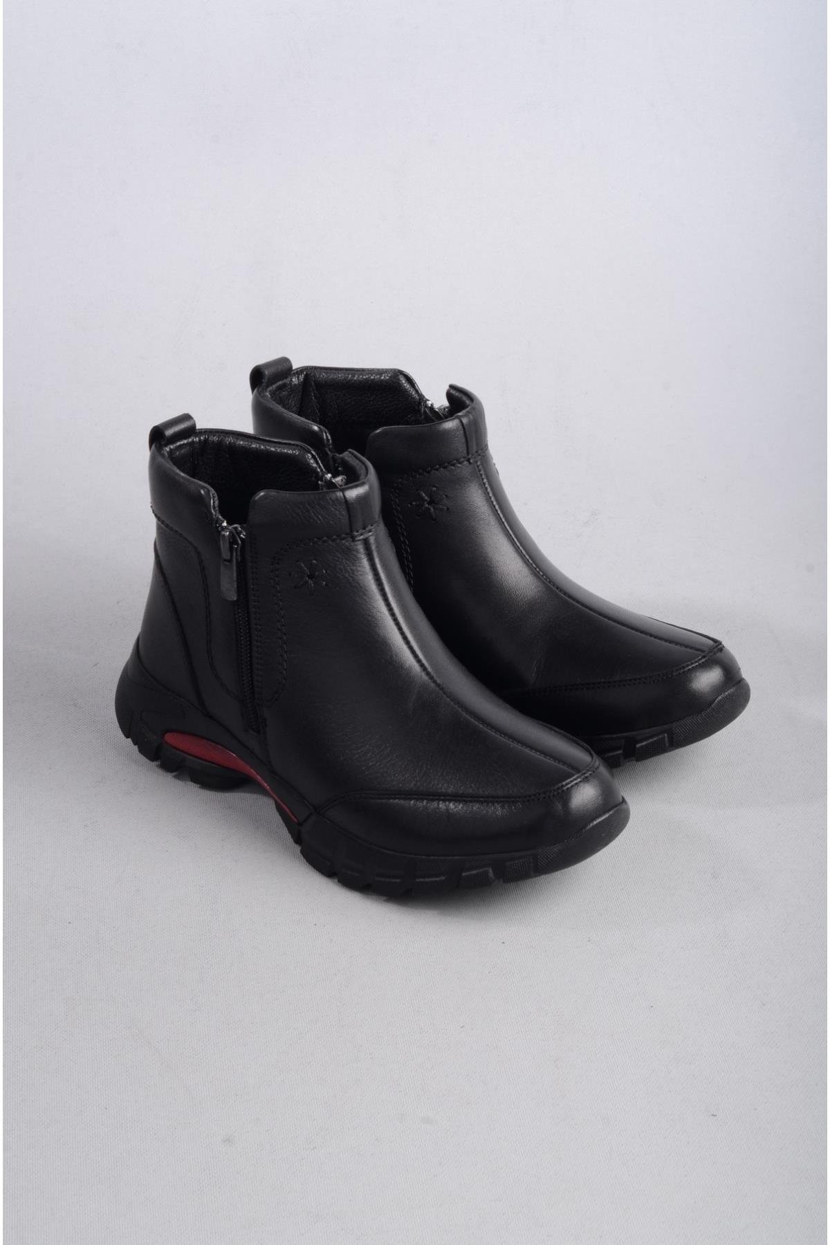 SEÇ 9399 HAKİKİ DERİ COMFORT KADIN BOT SİYAH