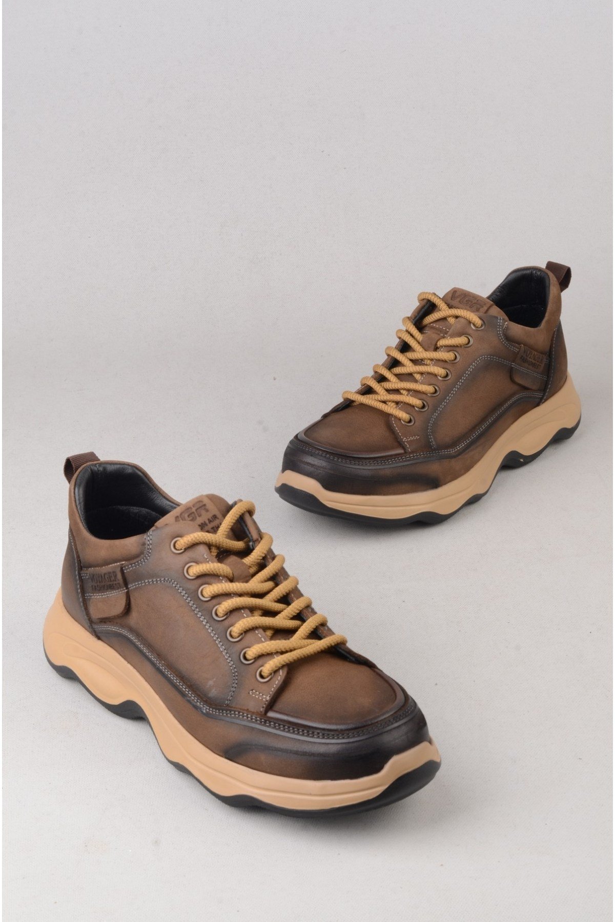 SEÇ M938 HAKİKİ DERİ CASUAL ERKEK AYAKKABI KAHVE NUBUK