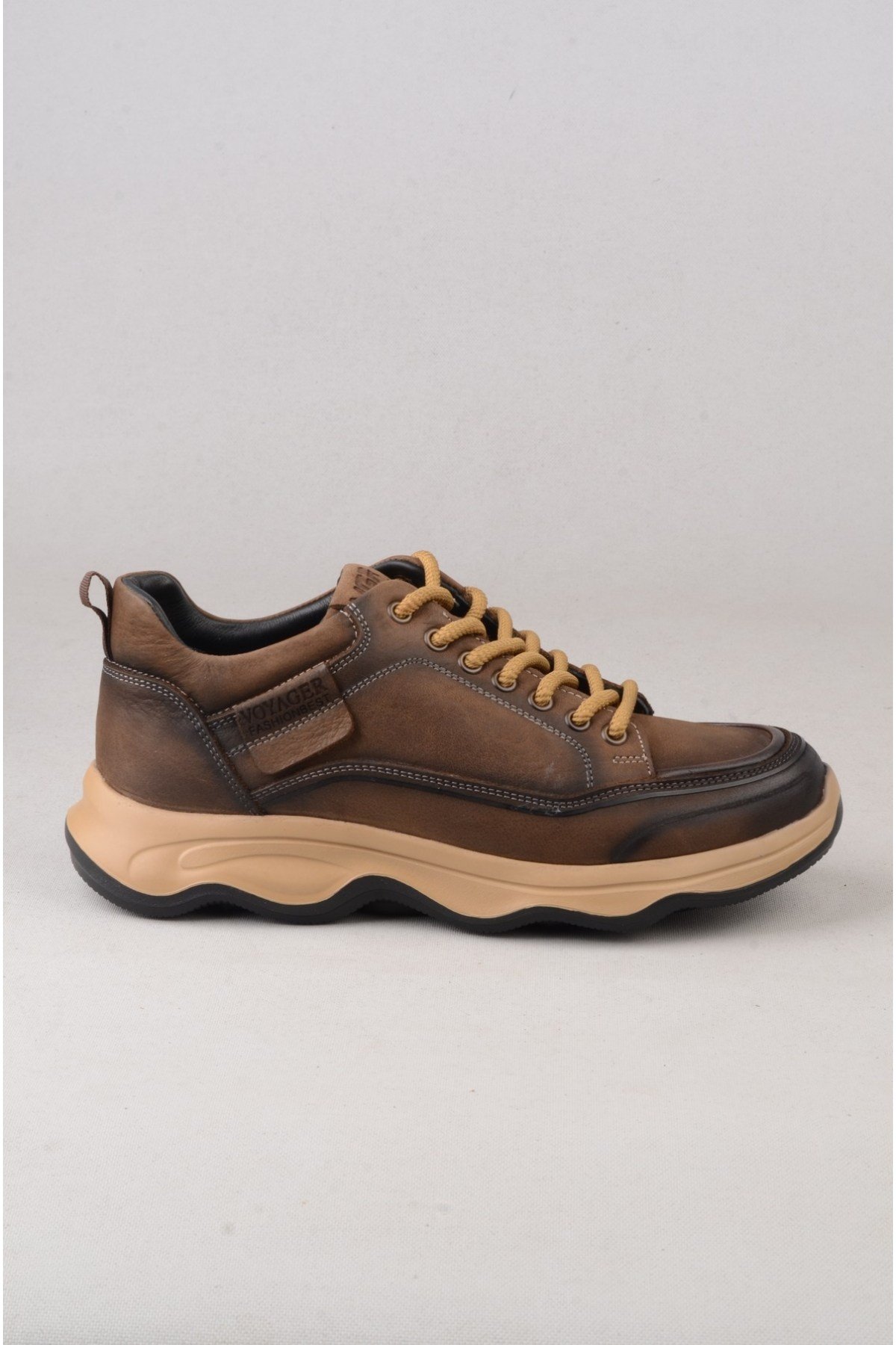 SEÇ M938 HAKİKİ DERİ CASUAL ERKEK AYAKKABI KAHVE NUBUK