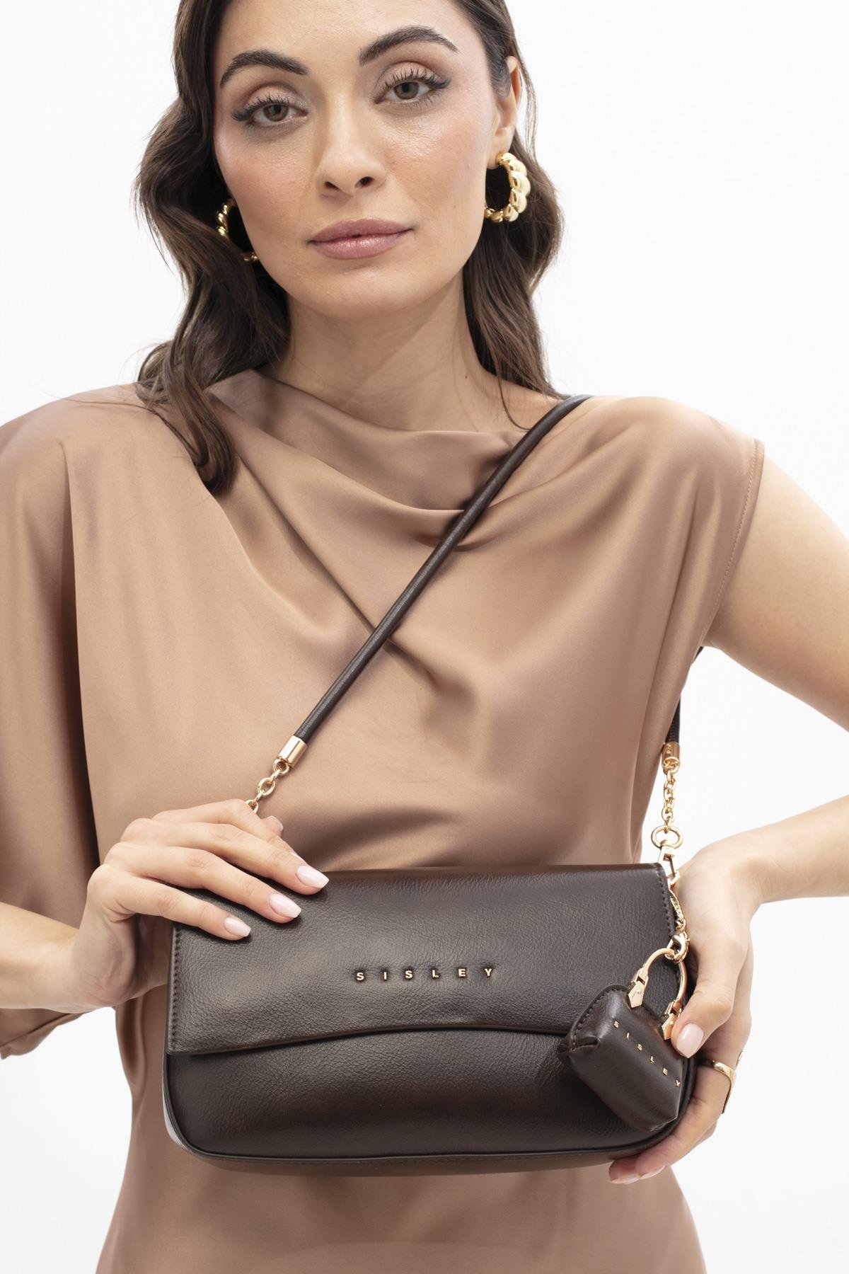 Sisley Kol Çantası SLY399 KAHVE
