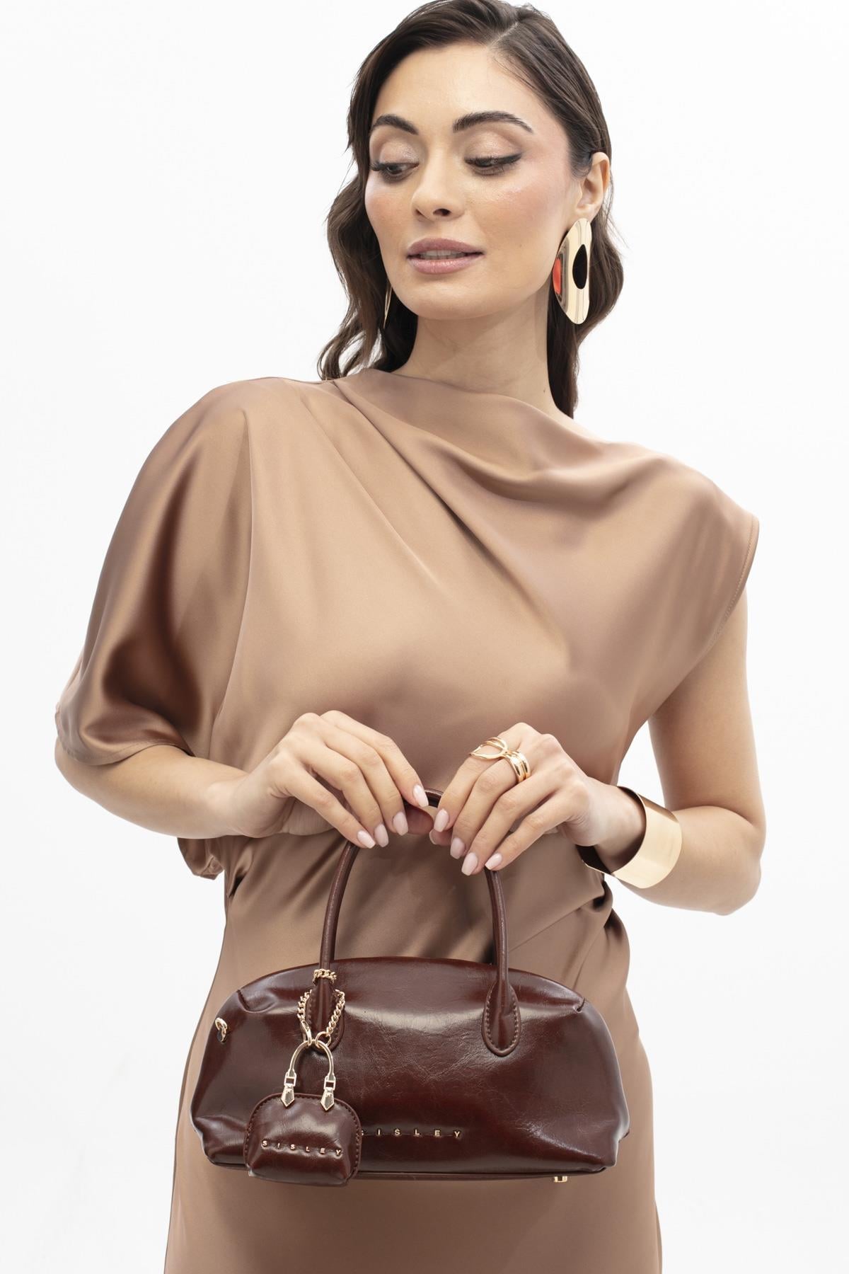 Sisley Kol Çantası SLY418 KAHVE