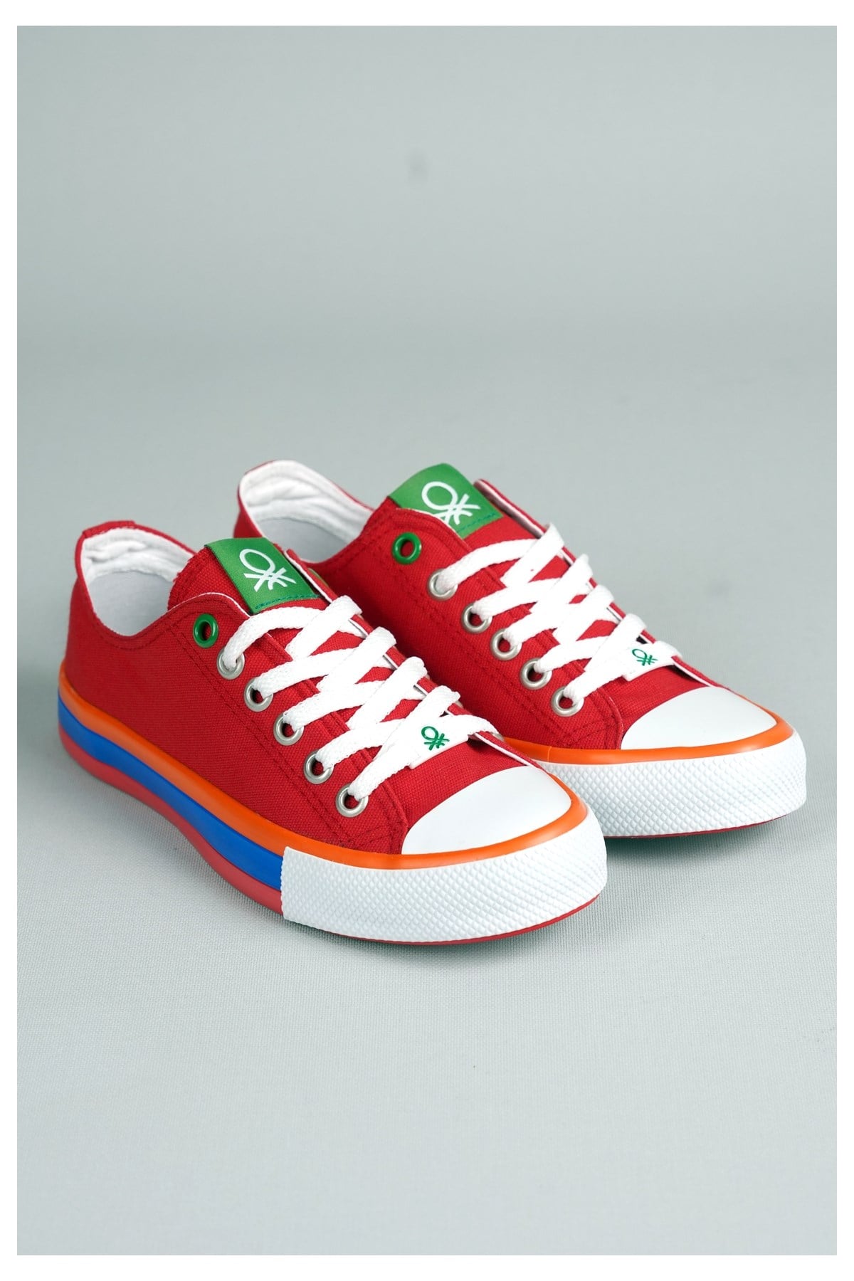 United Colors Of Benetton Bn30176  Convers Model Keten Ayakkabi Kirmizi