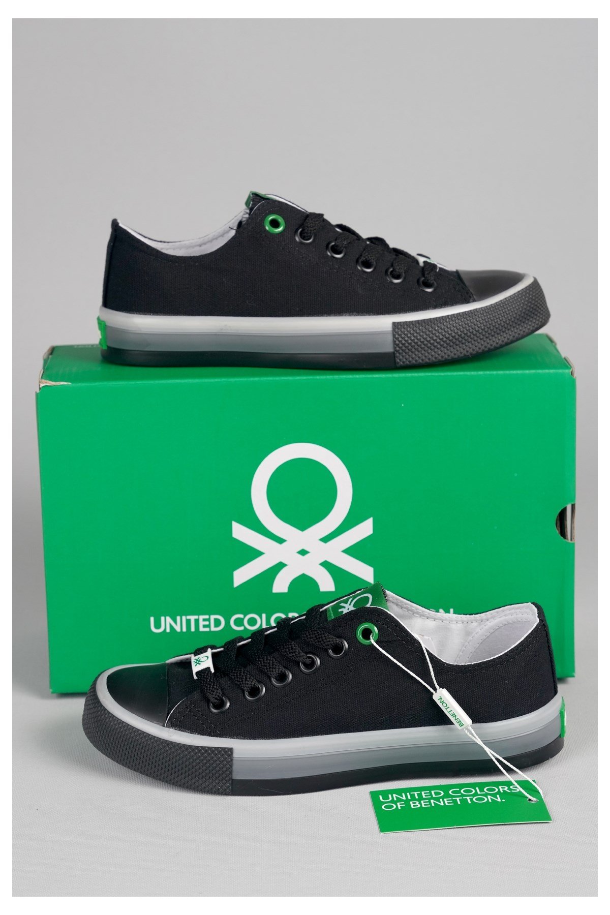 United Colors Of Benetton Bn30176  Convers Model Keten Ayakkabi Siyah
