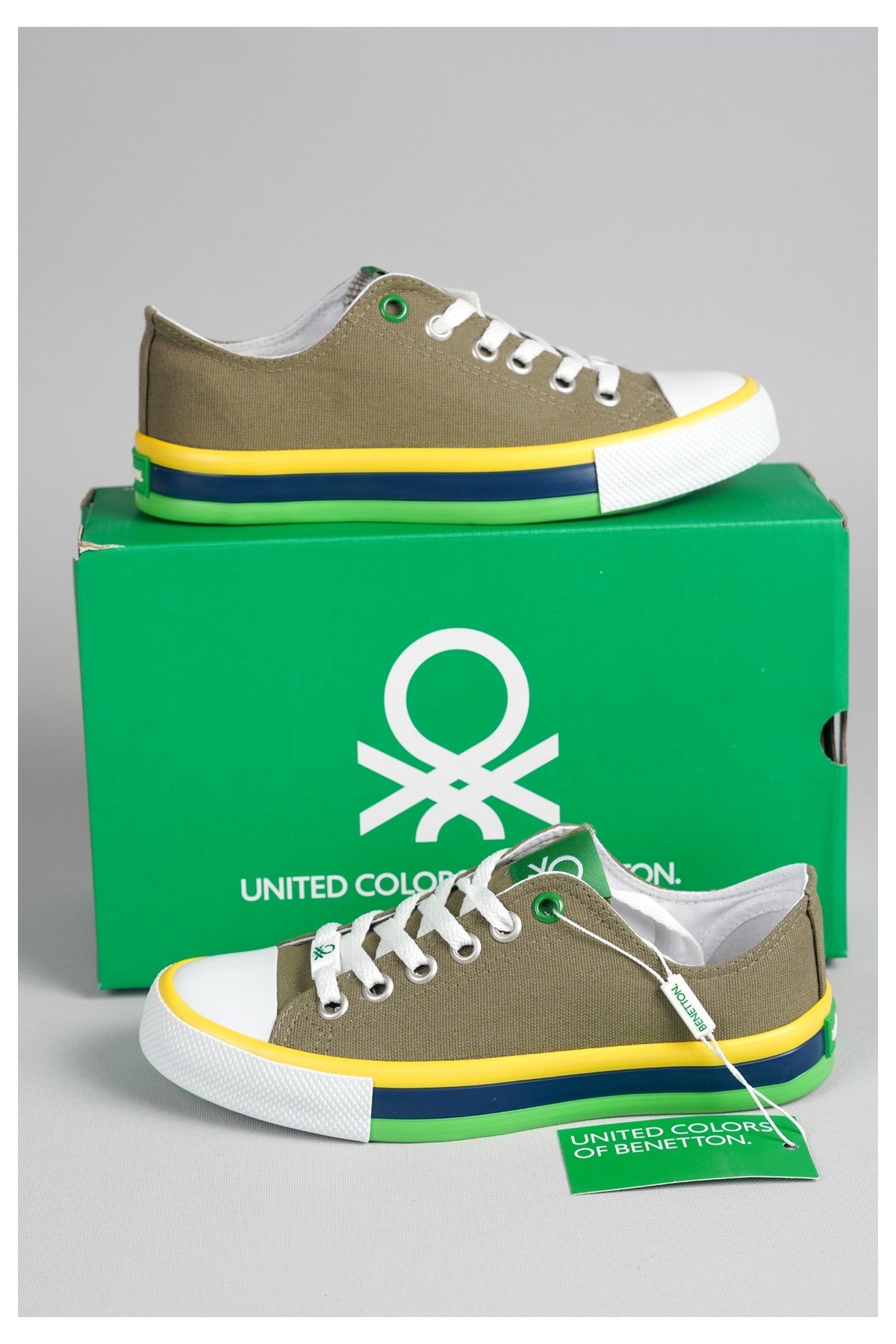 United Colors Of Benetton Bn30176  Convers Model Keten Ayakkabi Haki