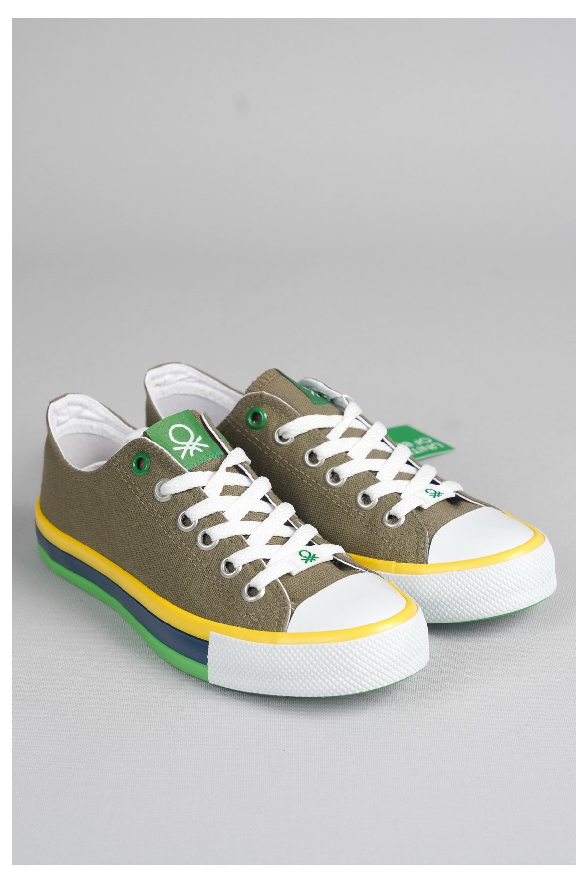 United Colors Of Benetton Bn30176  Convers Model Keten Ayakkabi Haki