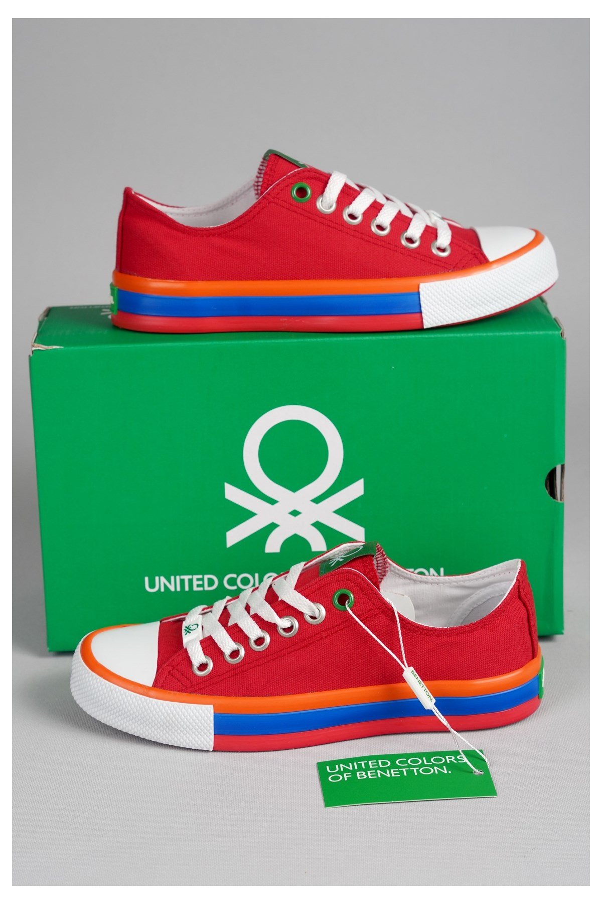 United Colors Of Benetton Bn30176  Convers Model Keten Ayakkabi Kirmizi