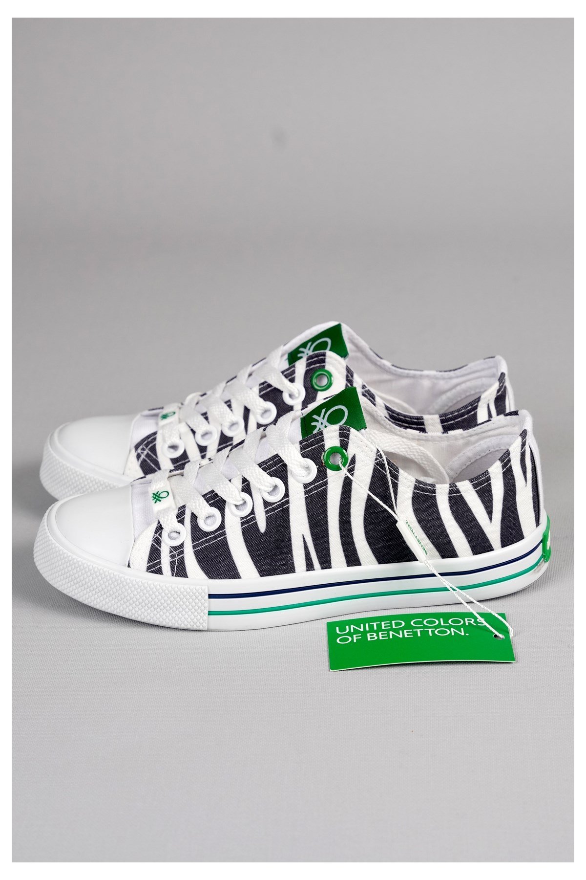 United Colors Of Benetton Bn30179  Convers Model Keten Ayakkabi Zebra