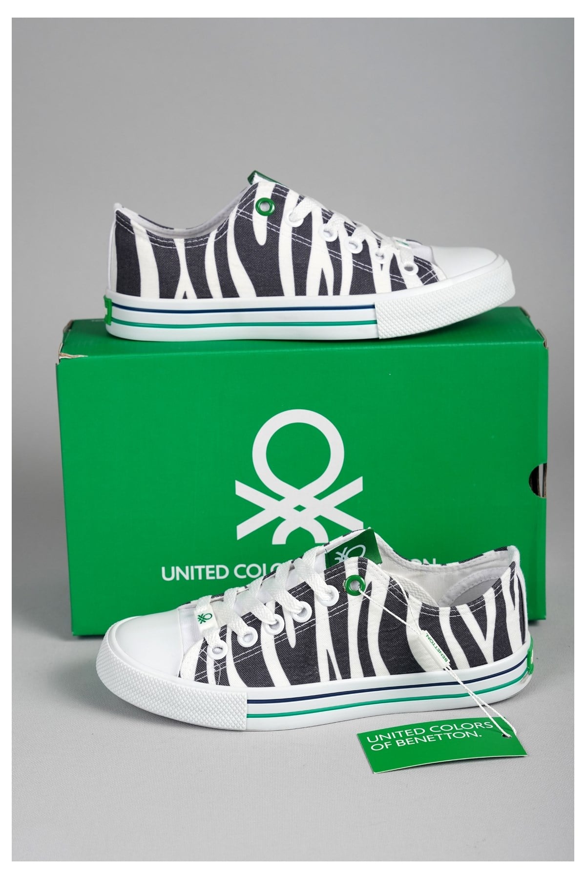 United Colors Of Benetton Bn30179  Convers Model Keten Ayakkabi Zebra