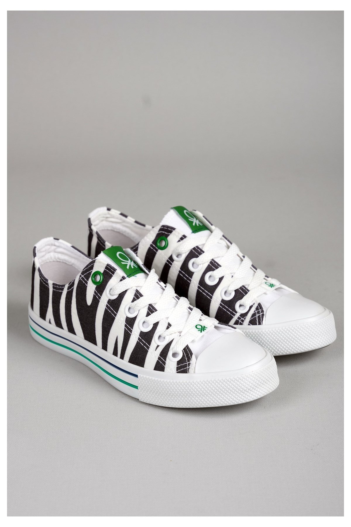 United Colors Of Benetton Bn30179  Convers Model Keten Ayakkabi Zebra