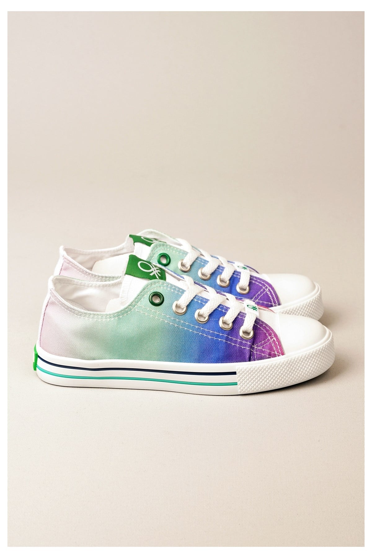 United Colors Of Benetton Bn30188 Çocuk Convers Model Keten Ayakkabi Mor