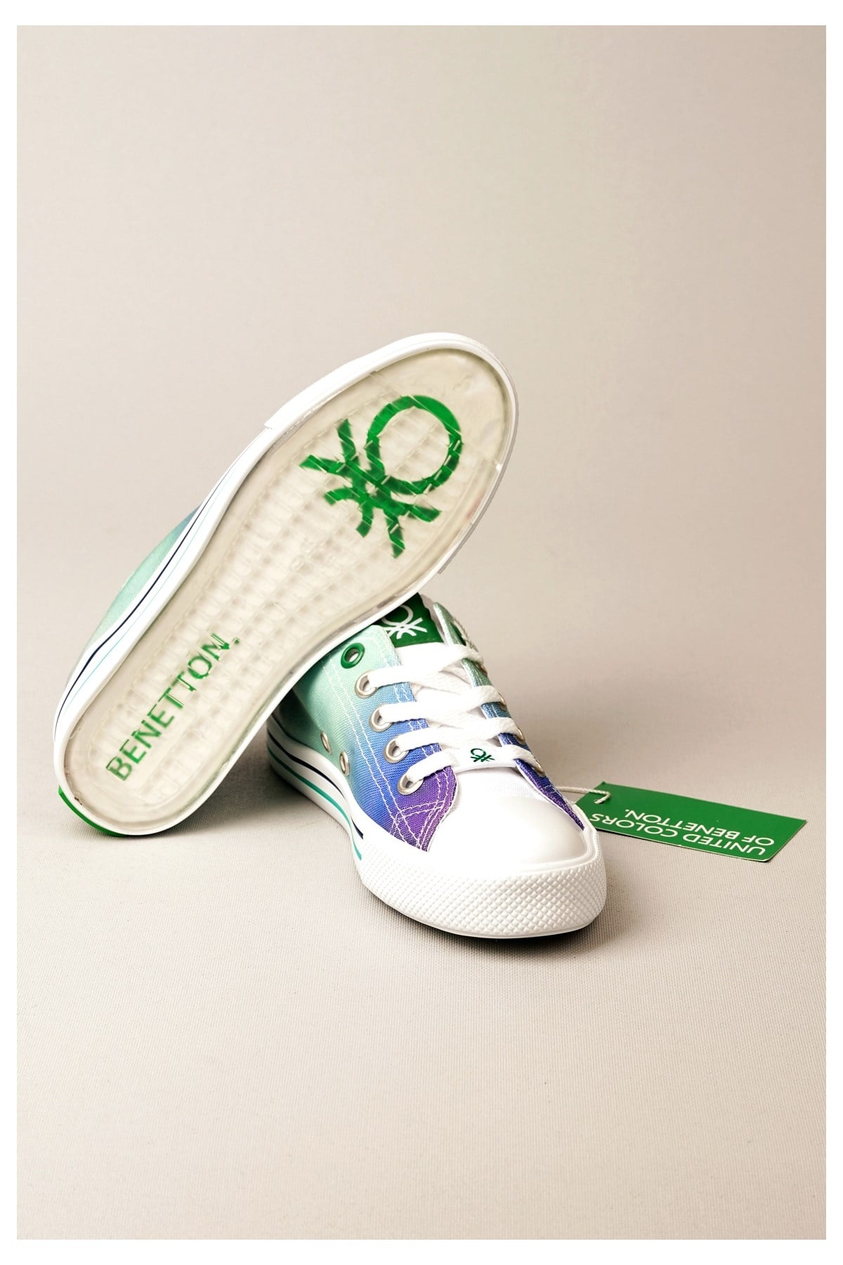 United Colors Of Benetton Bn30188 Çocuk Convers Model Keten Ayakkabi Mor