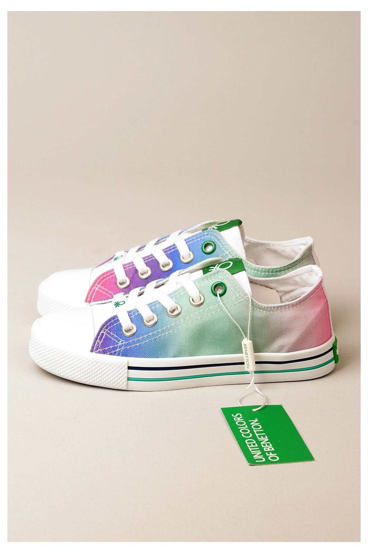 United Colors Of Benetton Bn30188 Çocuk Convers Model Keten Ayakkabi Mor