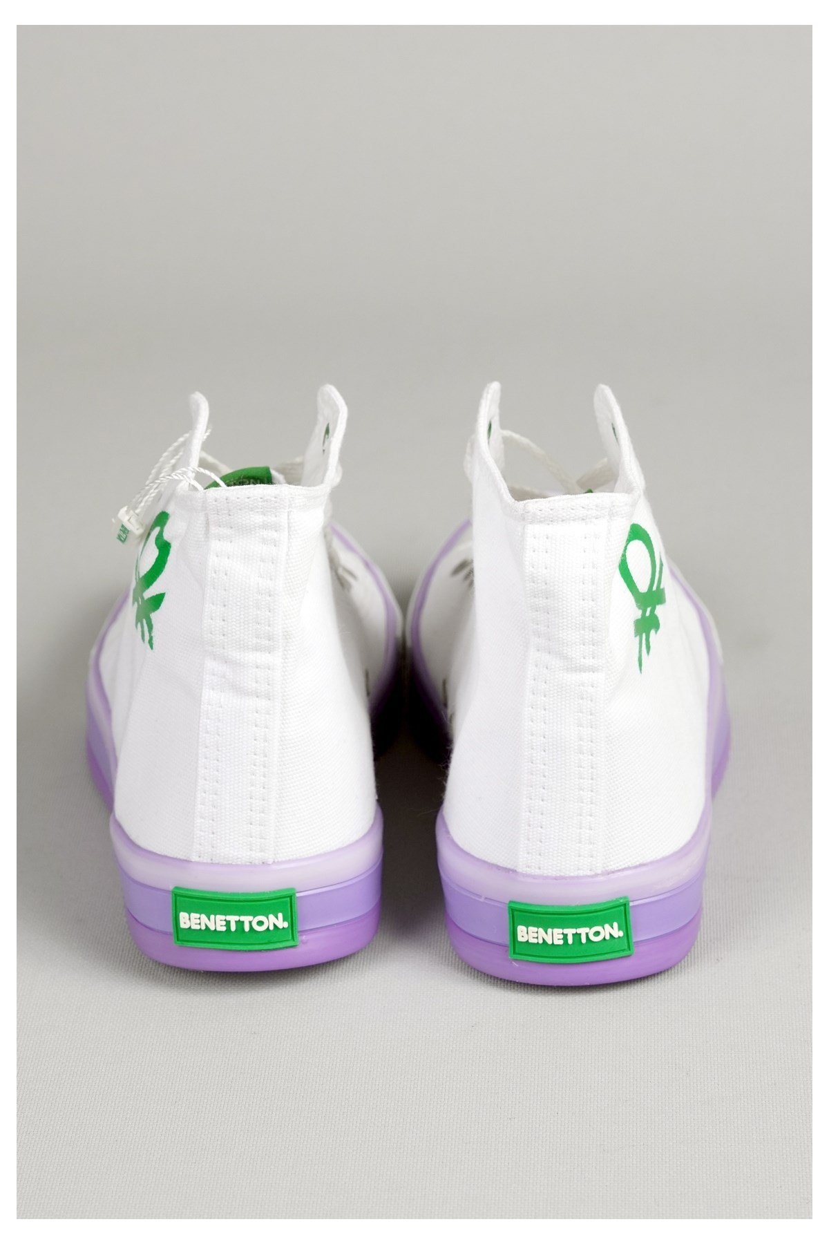 United Colors Of Benetton Bn30189 Convers Model Keten Ayakkabi Beyaz-Lila