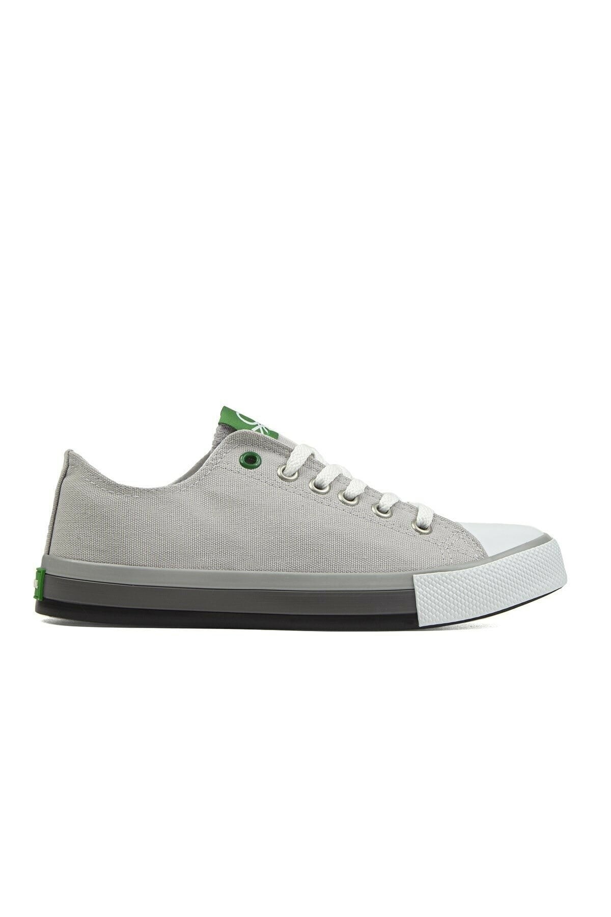 United Colors Of Benetton Bn30553 Convers Model Keten Ayakkabi A.gri-Siyah