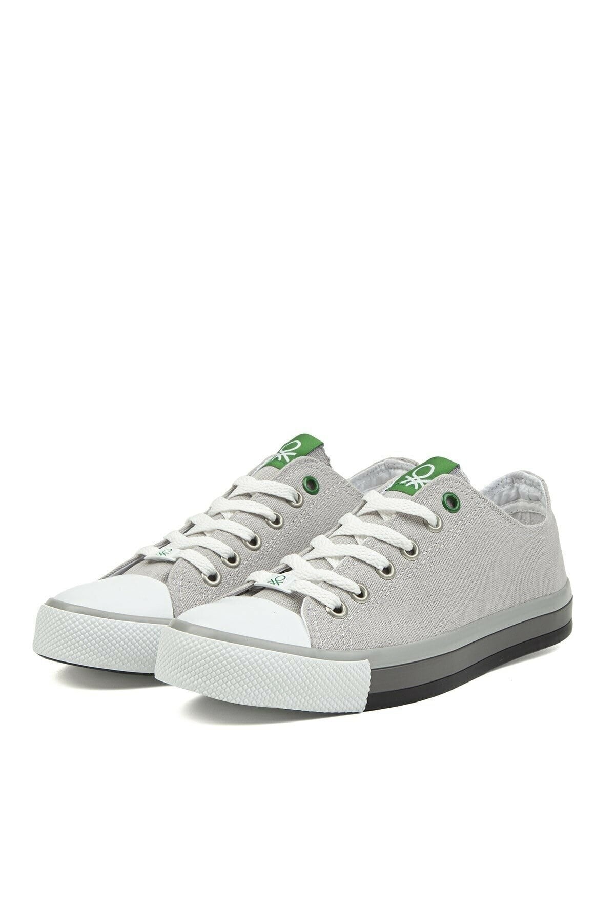 United Colors Of Benetton Bn30553 Convers Model Keten Ayakkabi A.gri-Siyah