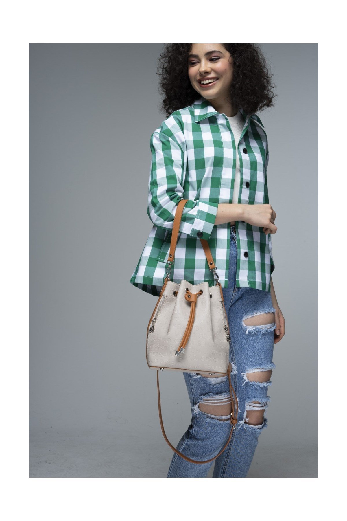 United Colors Of Benetton Bnt622 Kol Çantasi Ten-Camel