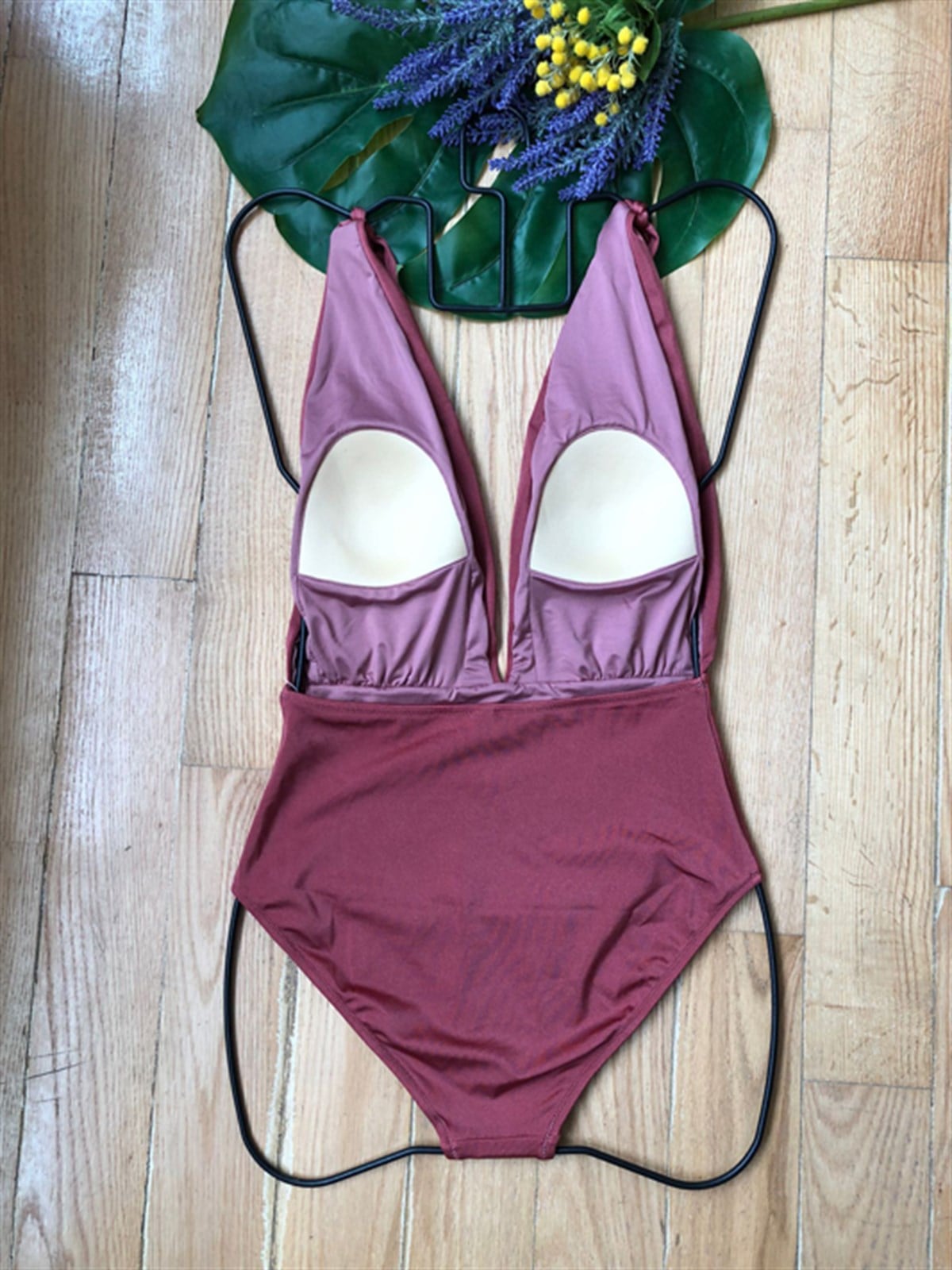mayostorePierre CardinMayo ModelleriPierre Cardin Kadın Boyundan Bağlı Soft Mayo Bordo 227134