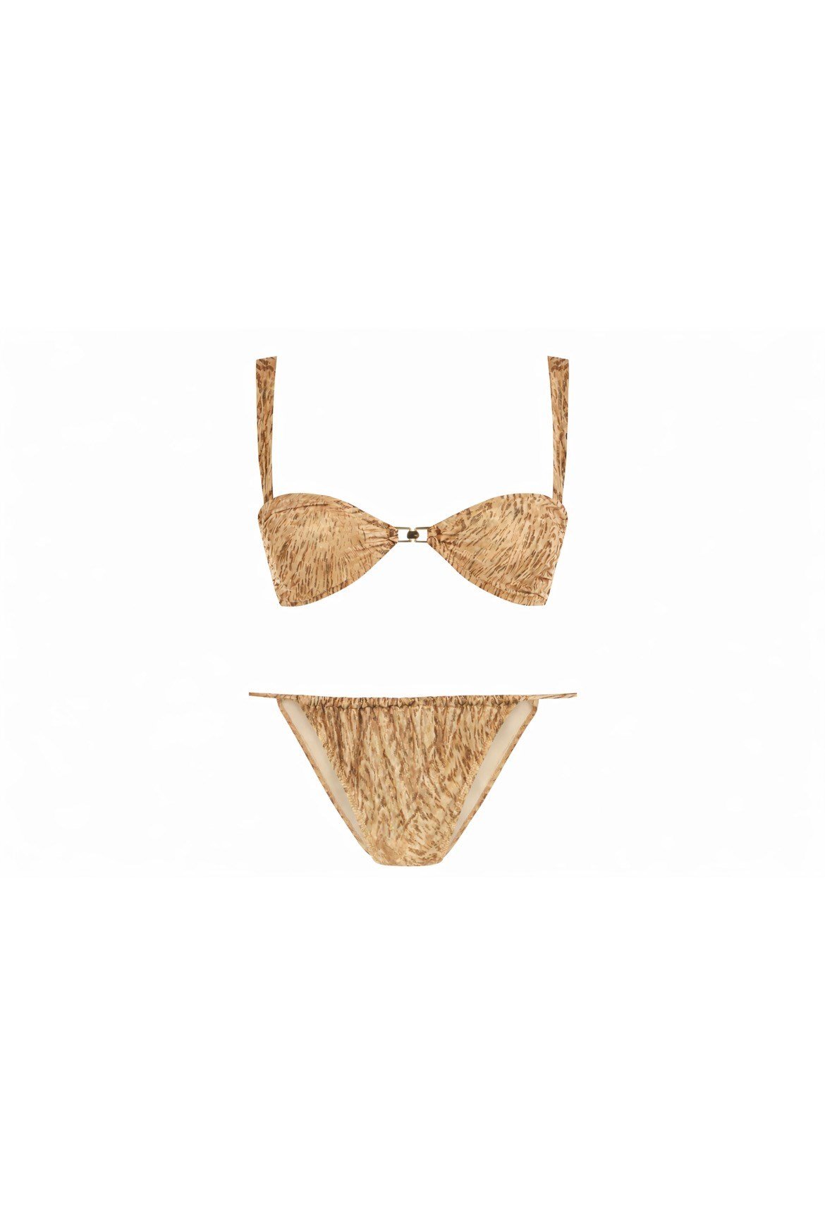 mayostoreaquellaStraplez Bikini ModelleriAquella Sabit Askılı Straplez Bikini Takım Desenli 249-1237