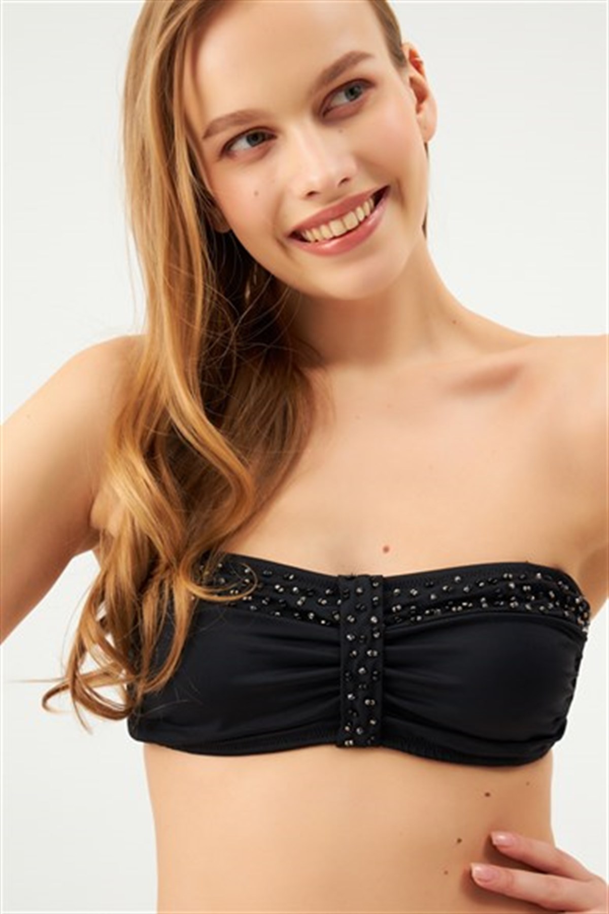 mayostoreErosStraplez Bikini ModelleriEros Straplez Toparlayıcı Bikini Takımı 1008ESBK Siyah