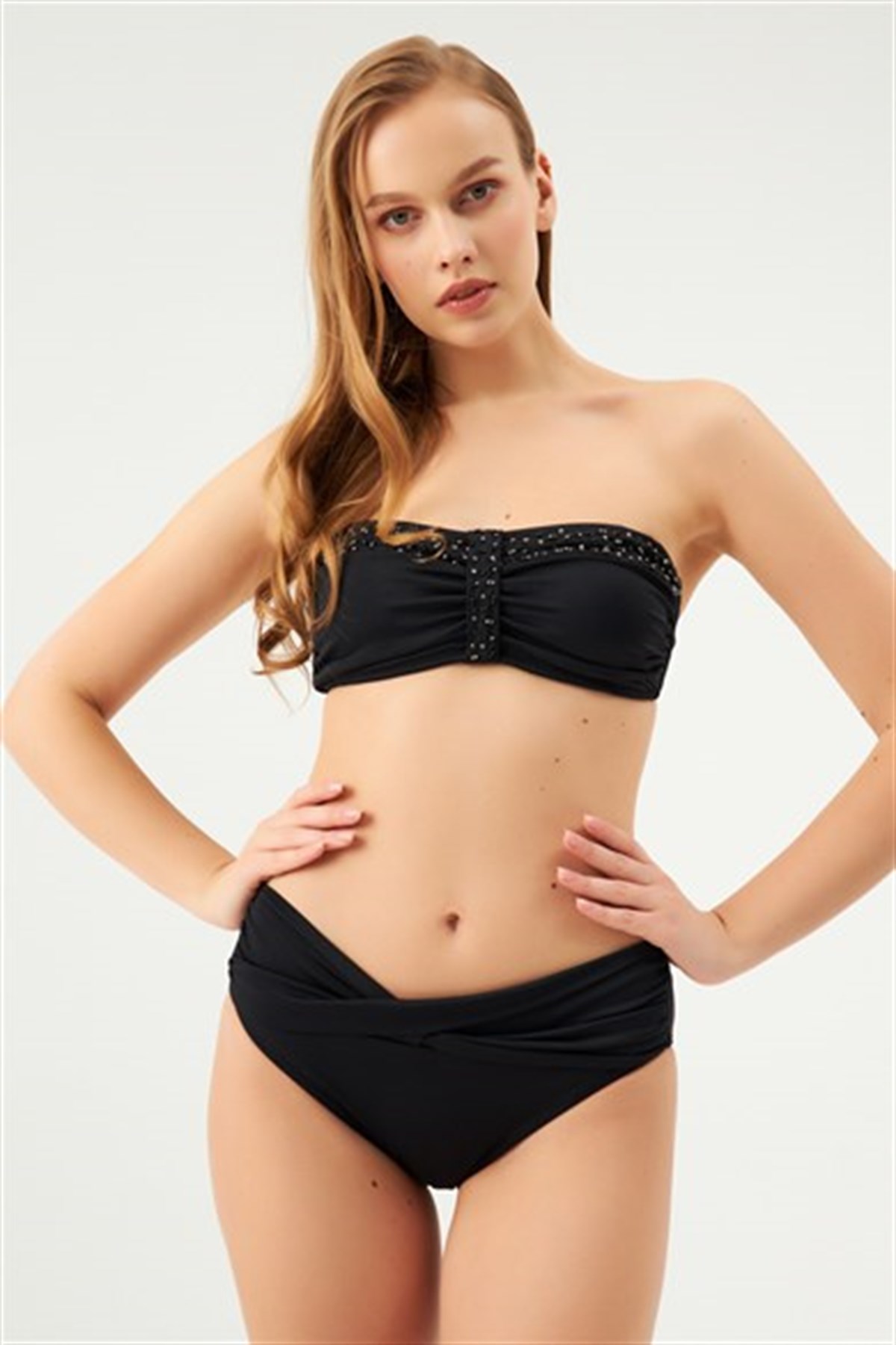 mayostoreErosStraplez Bikini ModelleriEros Straplez Toparlayıcı Bikini Takımı 1008ESBK Siyah