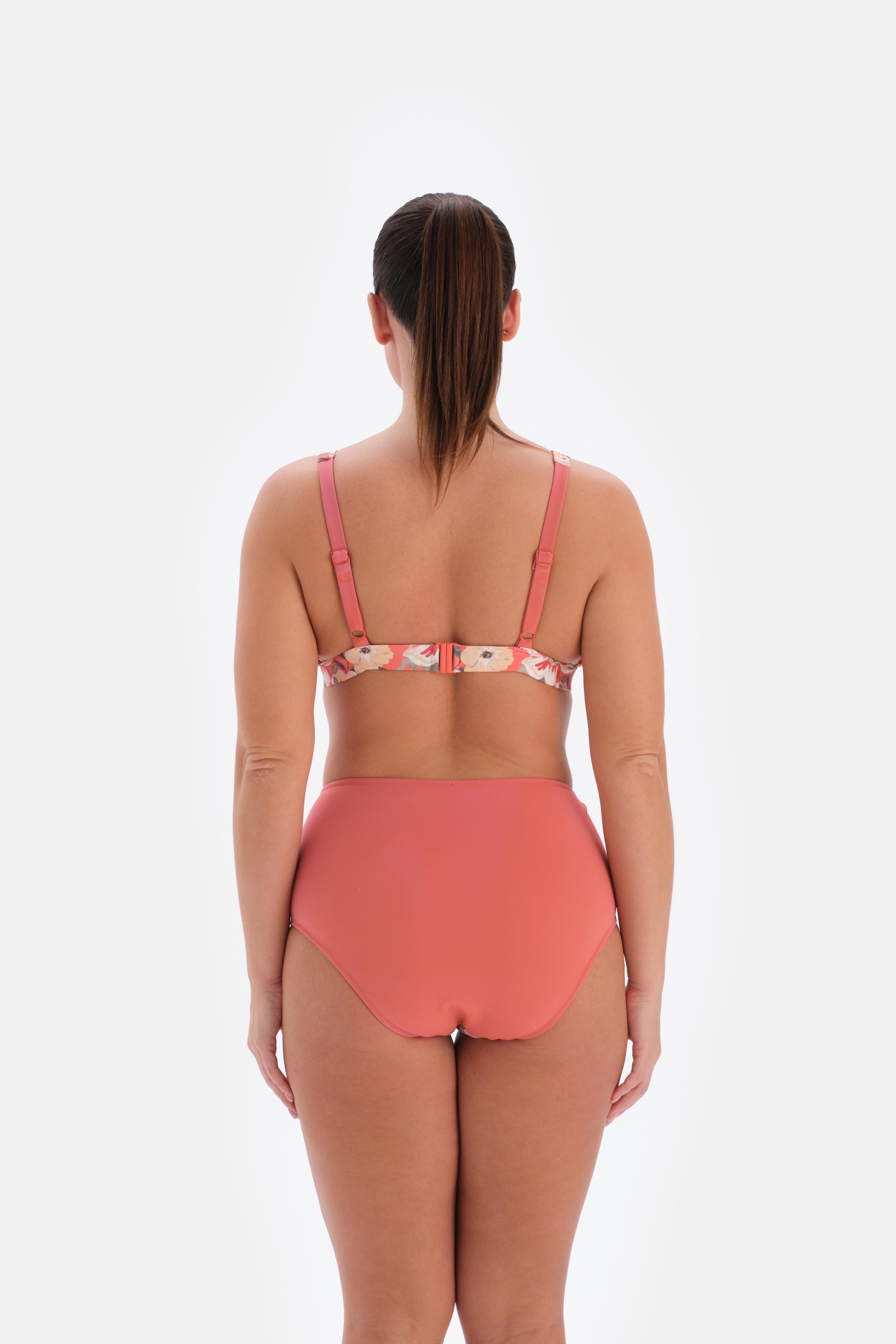 mayostoreErosToparlayıcı Bikini ModelleriEros Yüksek Bel Toparlayıcı Üçgen Bikini Takımı Desenli 3246BK