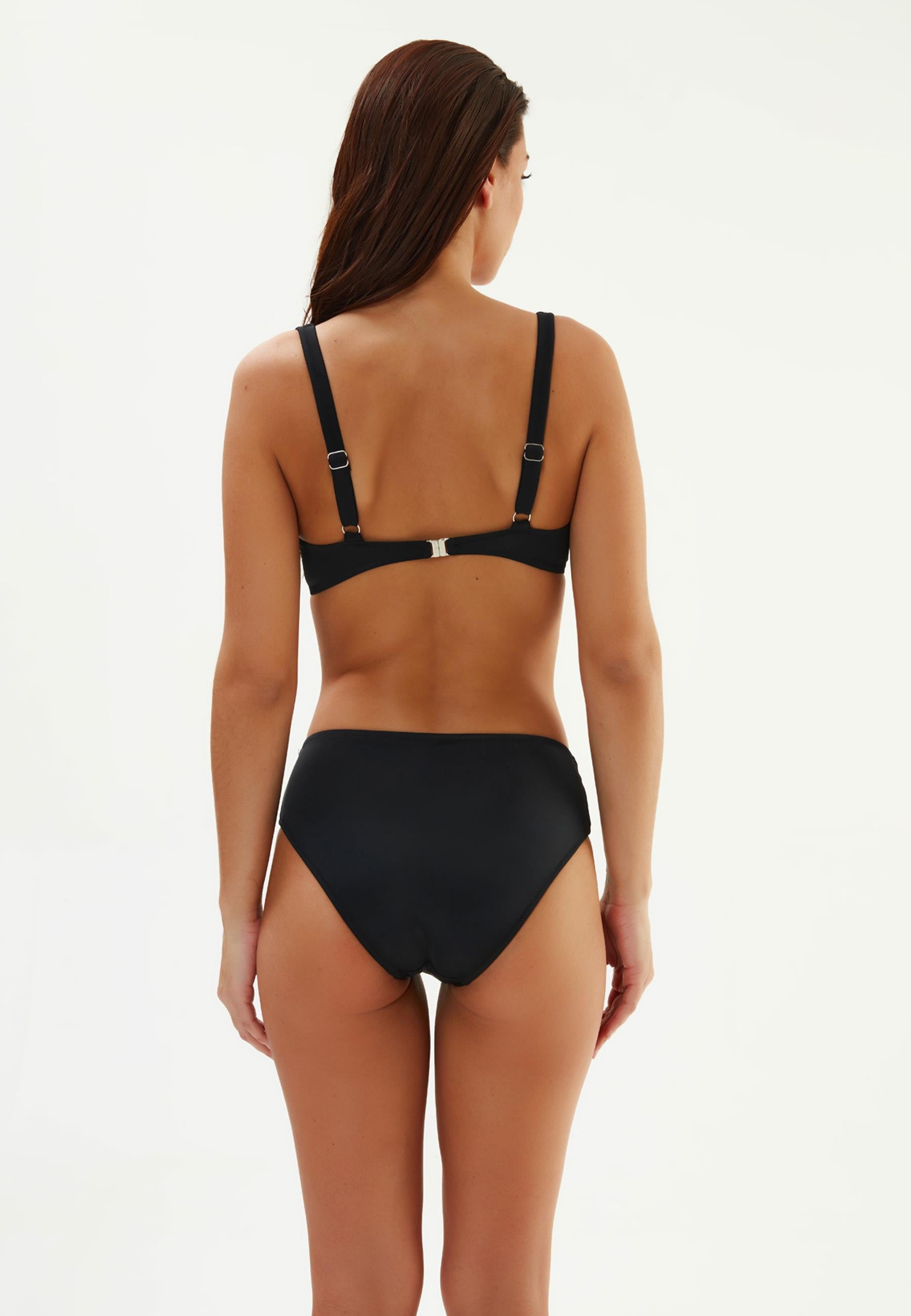 mayostoreErosToparlayıcı Bikini ModelleriEros Balenli ve Toparlayıcı Bikini Takım Siyah 2051ESBK
