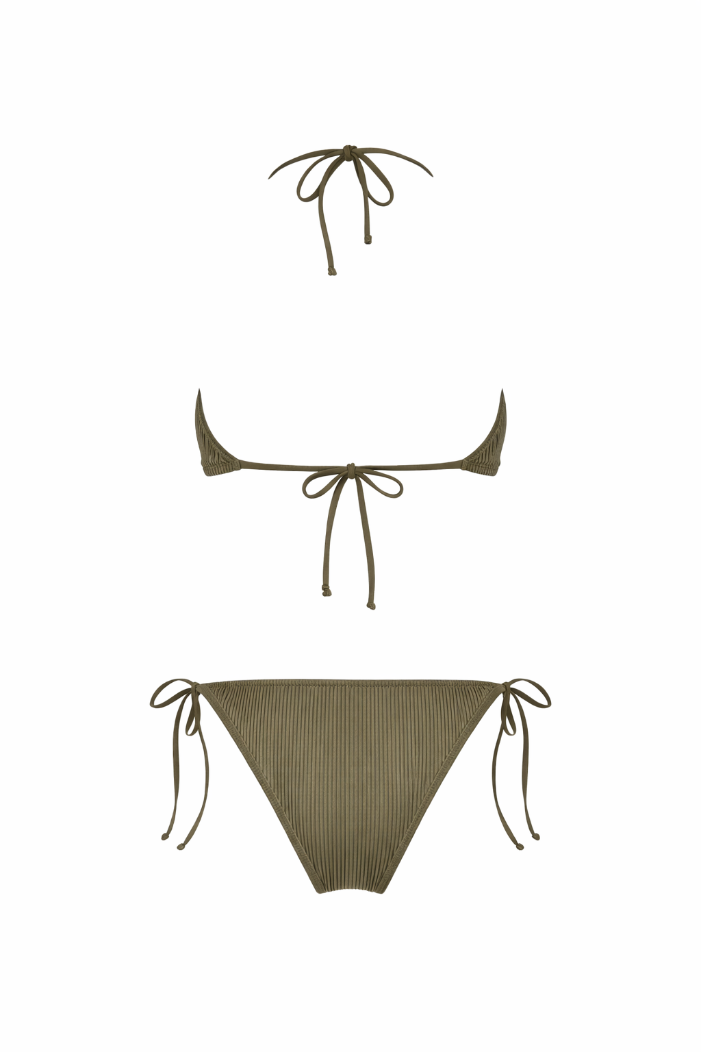 mayostoreaquellaÜçgen Bikini ModelleriAquella Akordiyon Üçgen Bikini Takımı Yeşil 210-1017