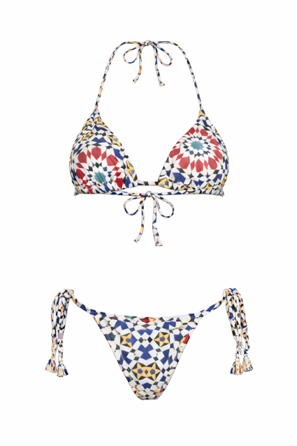 mayostorePierre CardinÜçgen Bikini ModelleriPierre Cardin Brazilian Üçgen Bikini Takımı Desenli 2172206