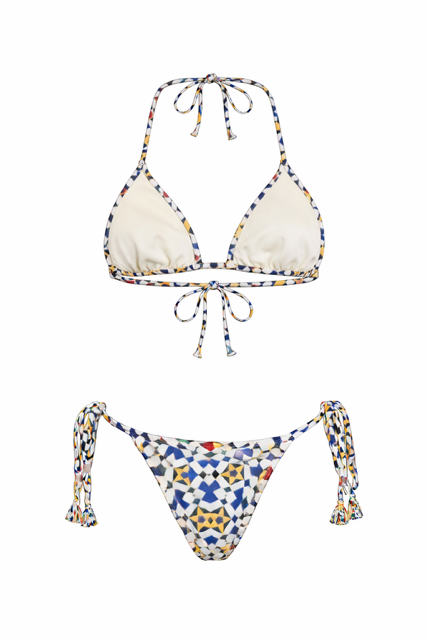 mayostorePierre CardinÜçgen Bikini ModelleriPierre Cardin Brazilian Üçgen Bikini Takımı Desenli 2172206