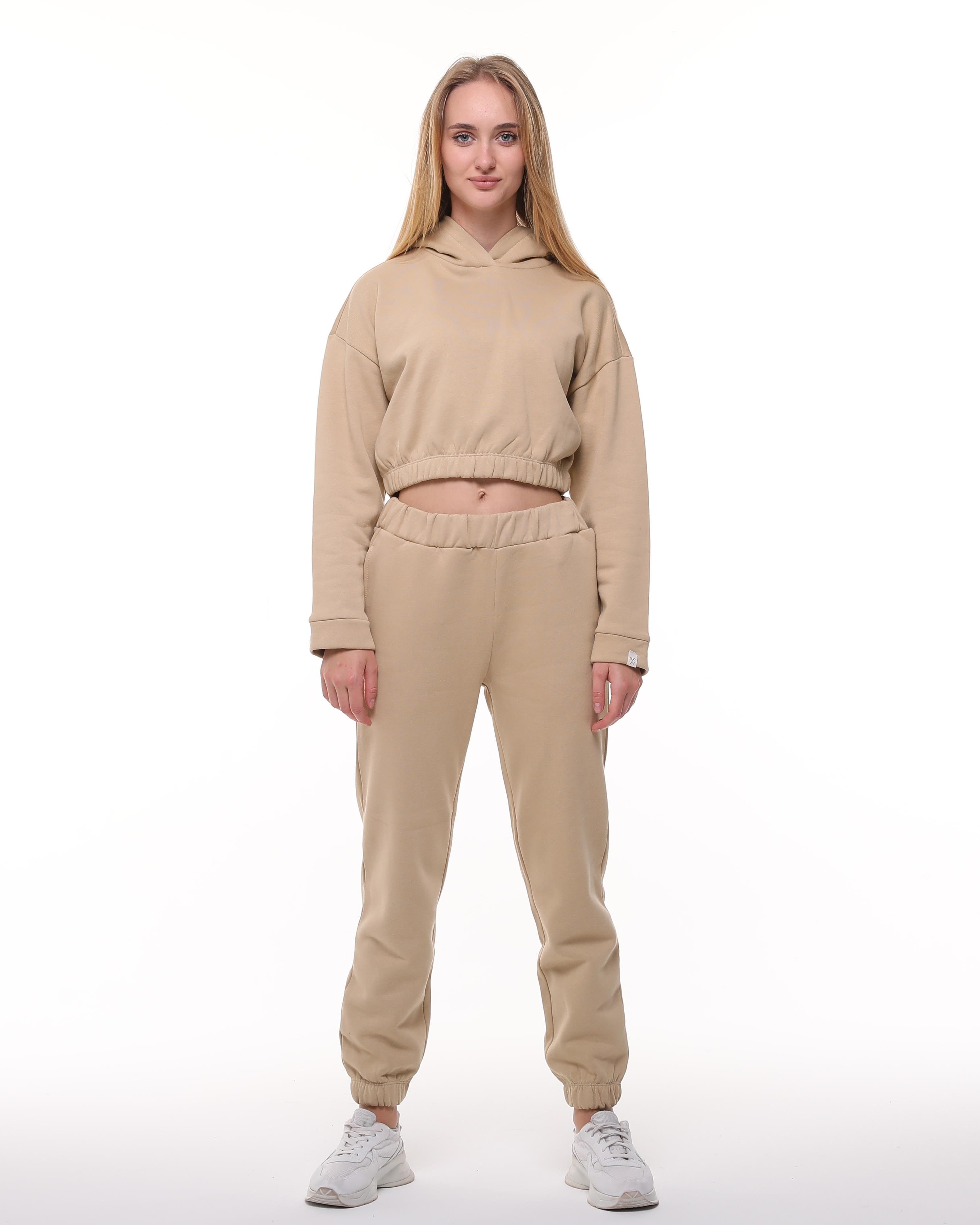 Bej Şardonlu Sweatshirt
