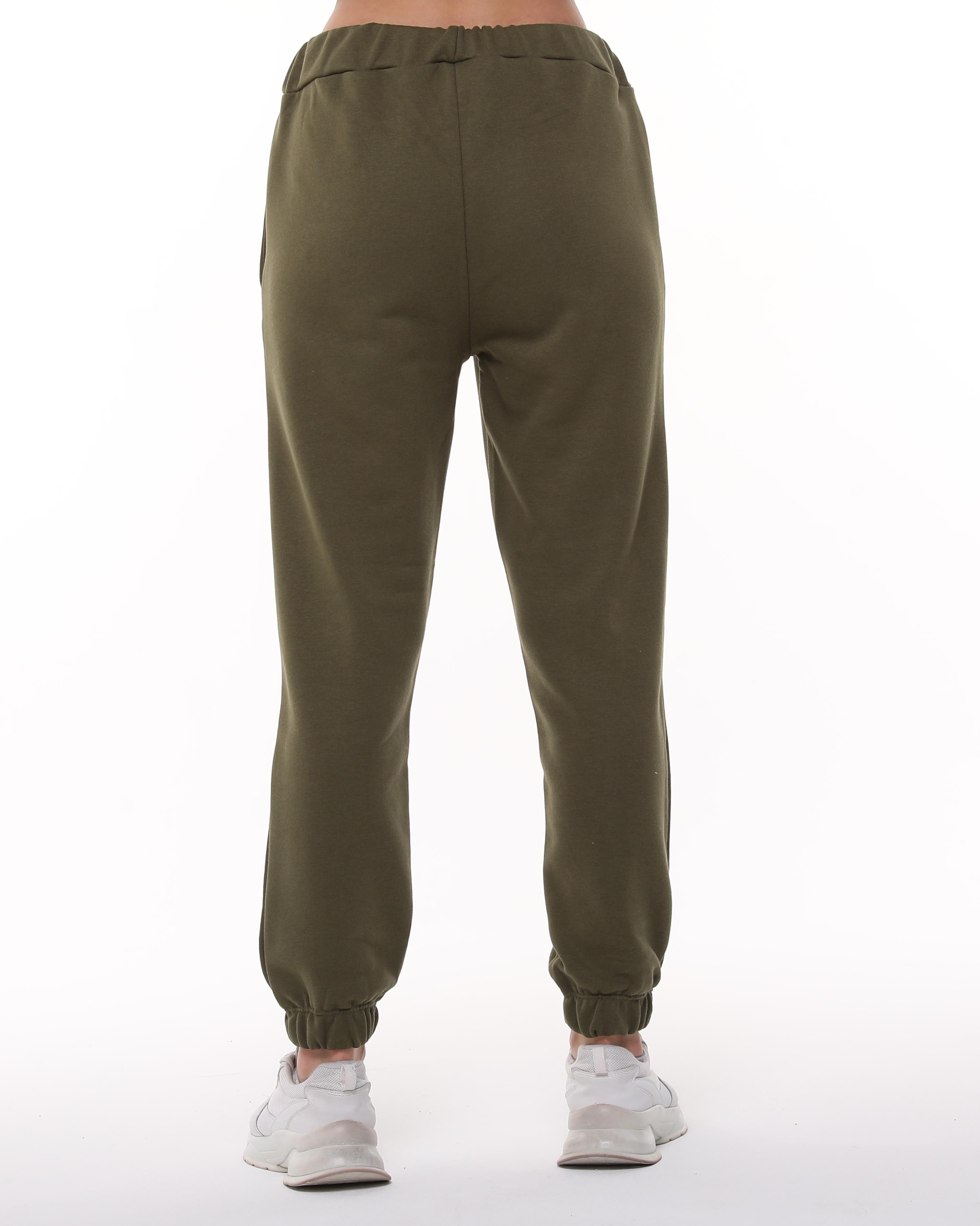 Haki Jogger Eşofman Altı